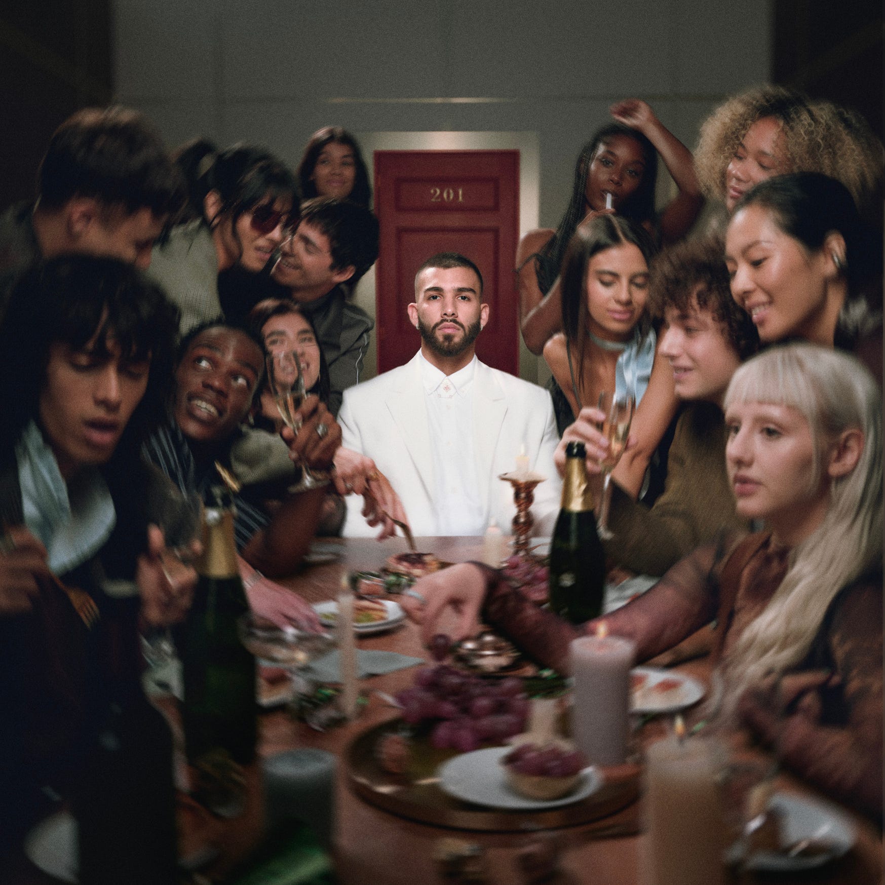 Cover art for "201" by Manuel Turizo