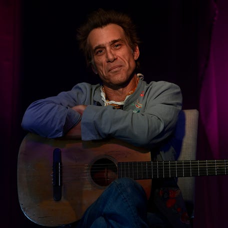 Todd Snider at The Purple Building Monday, Nov. 18, 2024 in Nashville, Tenn. Snider is releasing the unplugged versions of his catalog and the last of those albums, 