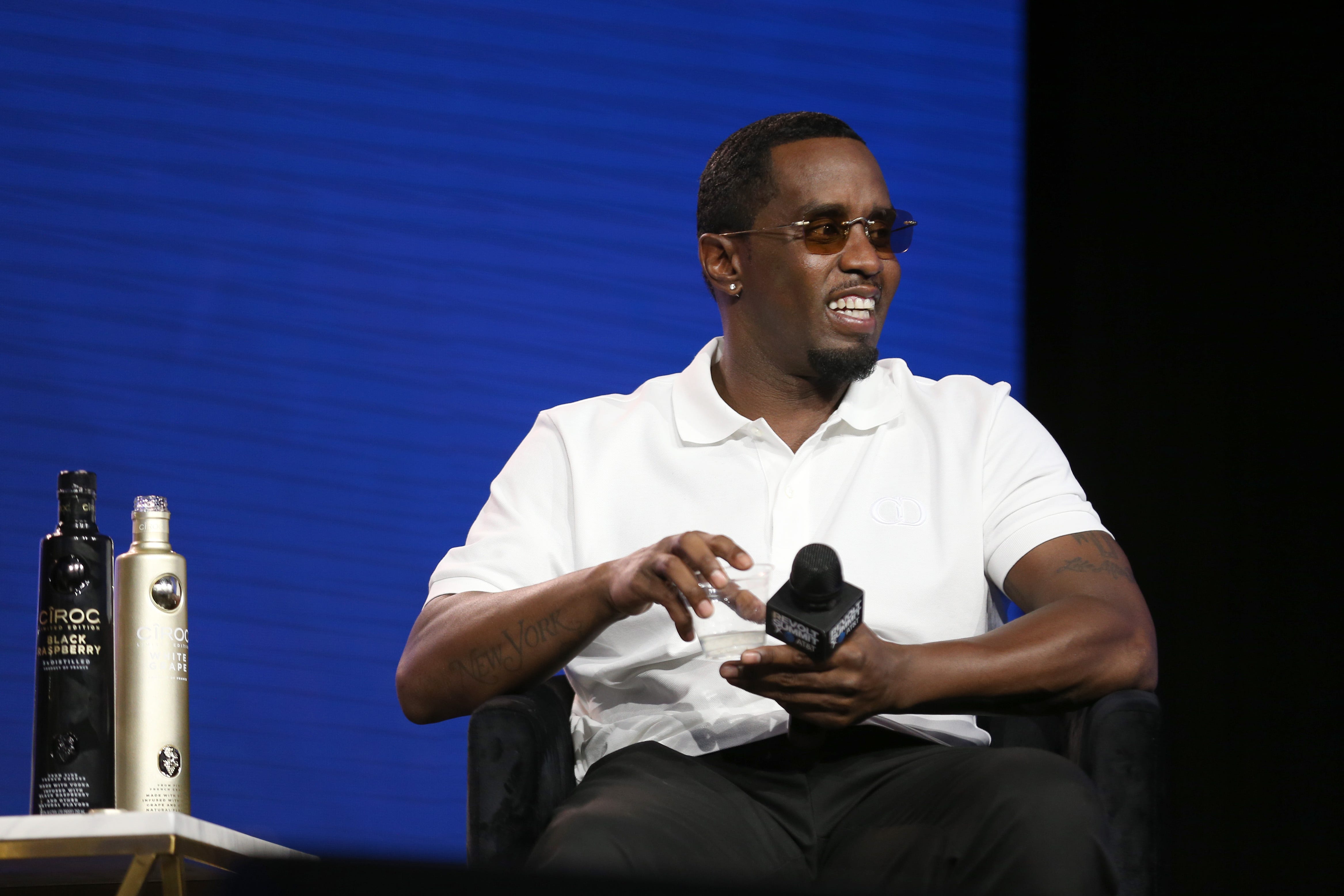 Sean "Diddy" Combs speaks onstage at REVOLT and AT&T's REVOLT Summit In Los Angeles at Magic Box on Oct. 27, 2019 in Los Angeles.