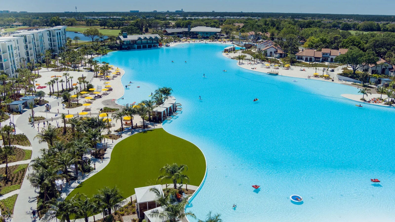 A stay at The Conrad Orlando includes access to the Evermore beach and resort as well as specialty packages for a more inclusive experience.