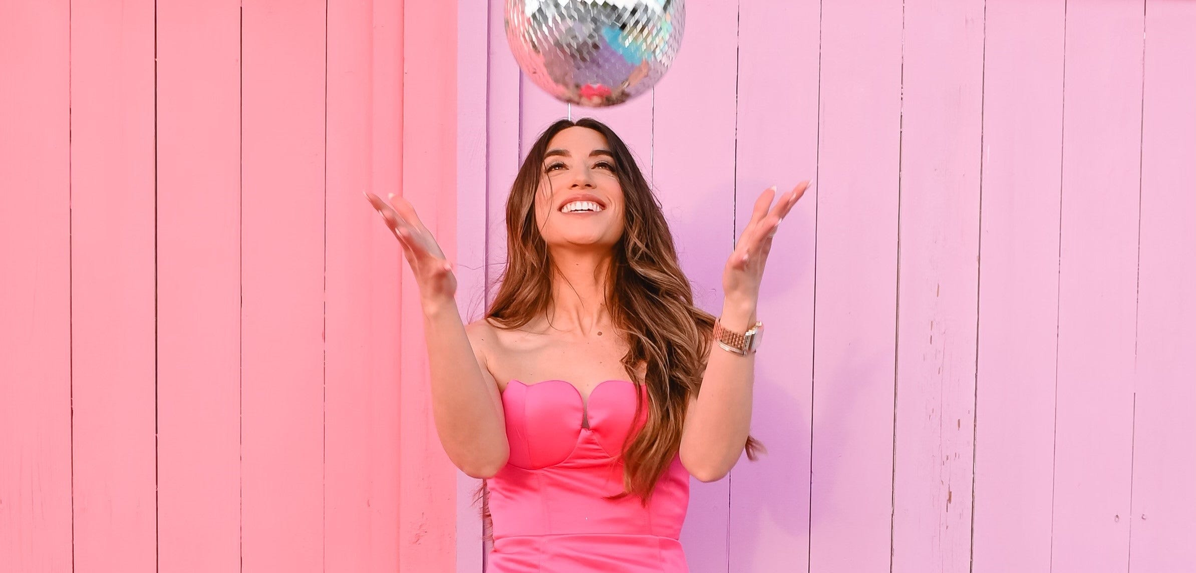 I'm much more comfortable having my photo taken when a disco ball is present.
