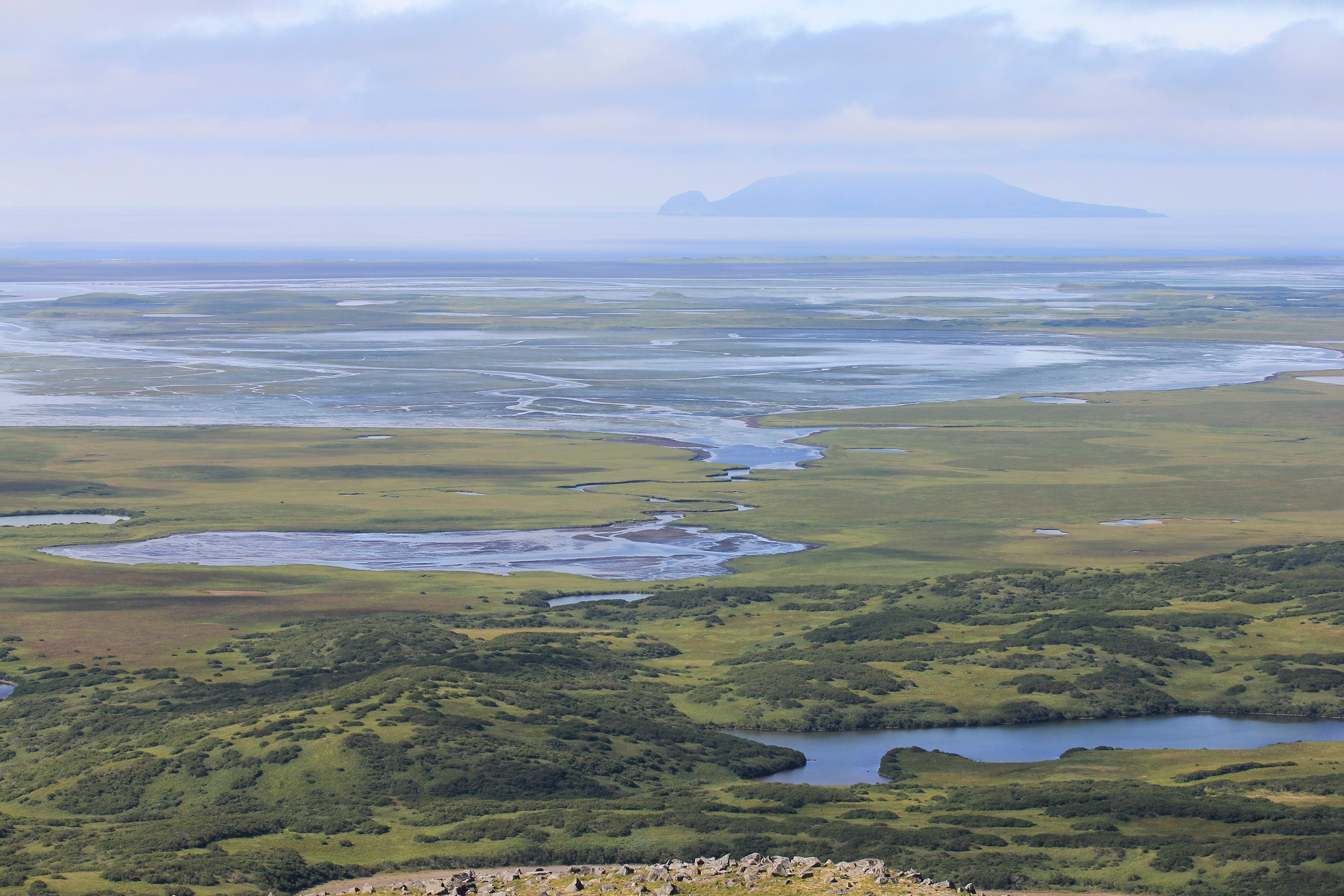 The lagoon complex is seen in the Izembek National Wildlife Refuge located in Alaska's Aleutian Island's in this this U.S. Fish and Wildlife Service (USFWS) picture taken August 24, 2010. A federal judge has upheld a decision by the U.S. government to protect Alaska's Izembek National Wildlife Refuge, blocking a proposed 10-mile (16-km) gravel road linking an Aleutian Islands fishing community to an   all-weather airport for medical evacuations. Picture taken August 24, 2010. REUTERS/Kristine Sowl/USFWS/Handout via Reuters THIS IMAGE HAS BEEN SUPPLIED BY A THIRD PARTY. IT IS DISTRIBUTED, EXACTLY AS RECEIVED BY REUTERS, AS A SERVICE TO CLIENTS. FOR EDITORIAL USE ONLY. NOT FOR SALE FOR MARKETING OR ADVERTISING CAMPAIGNS