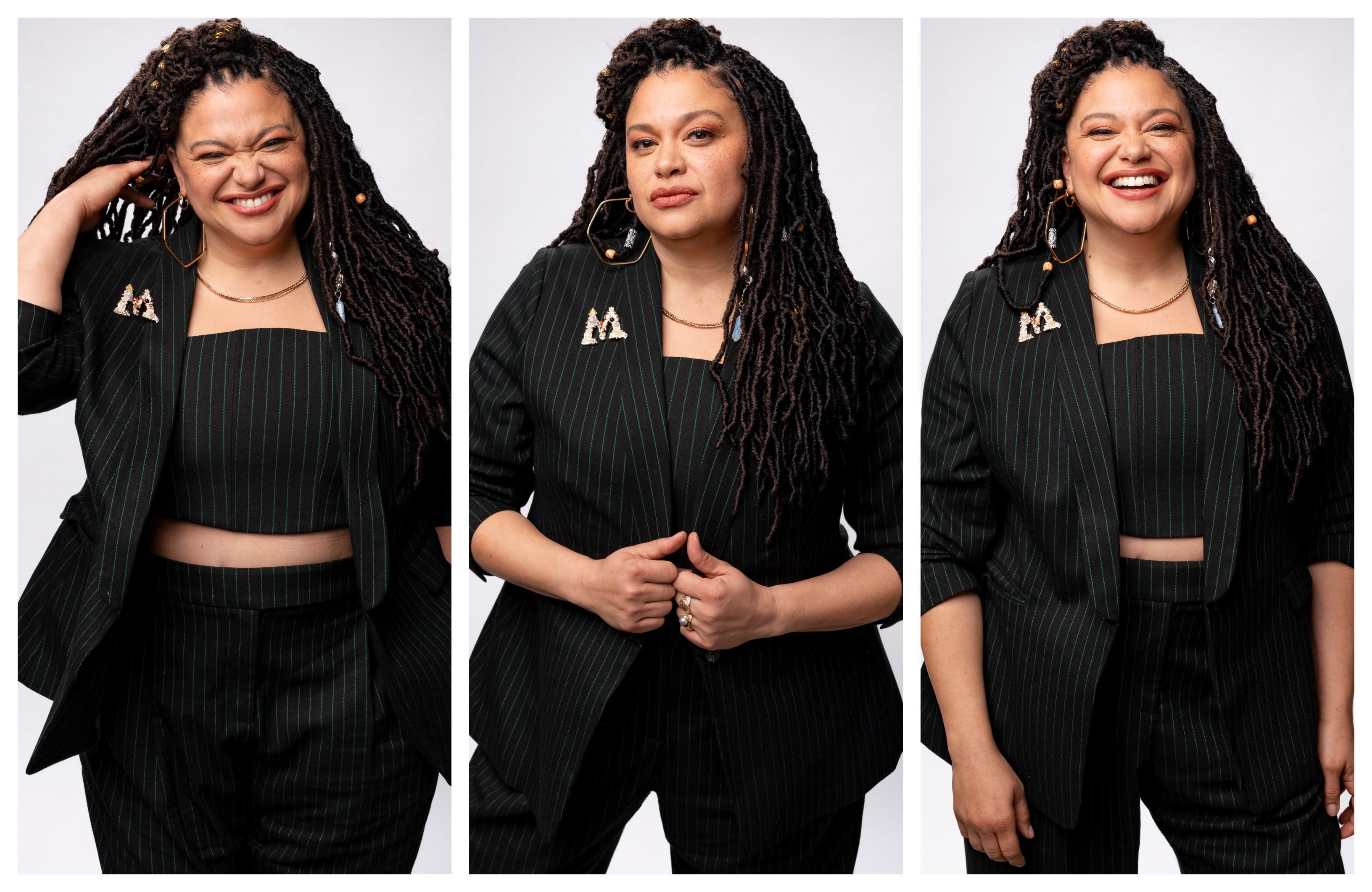 Michelle Buteau poses for portraits in New York on Dec. 5.