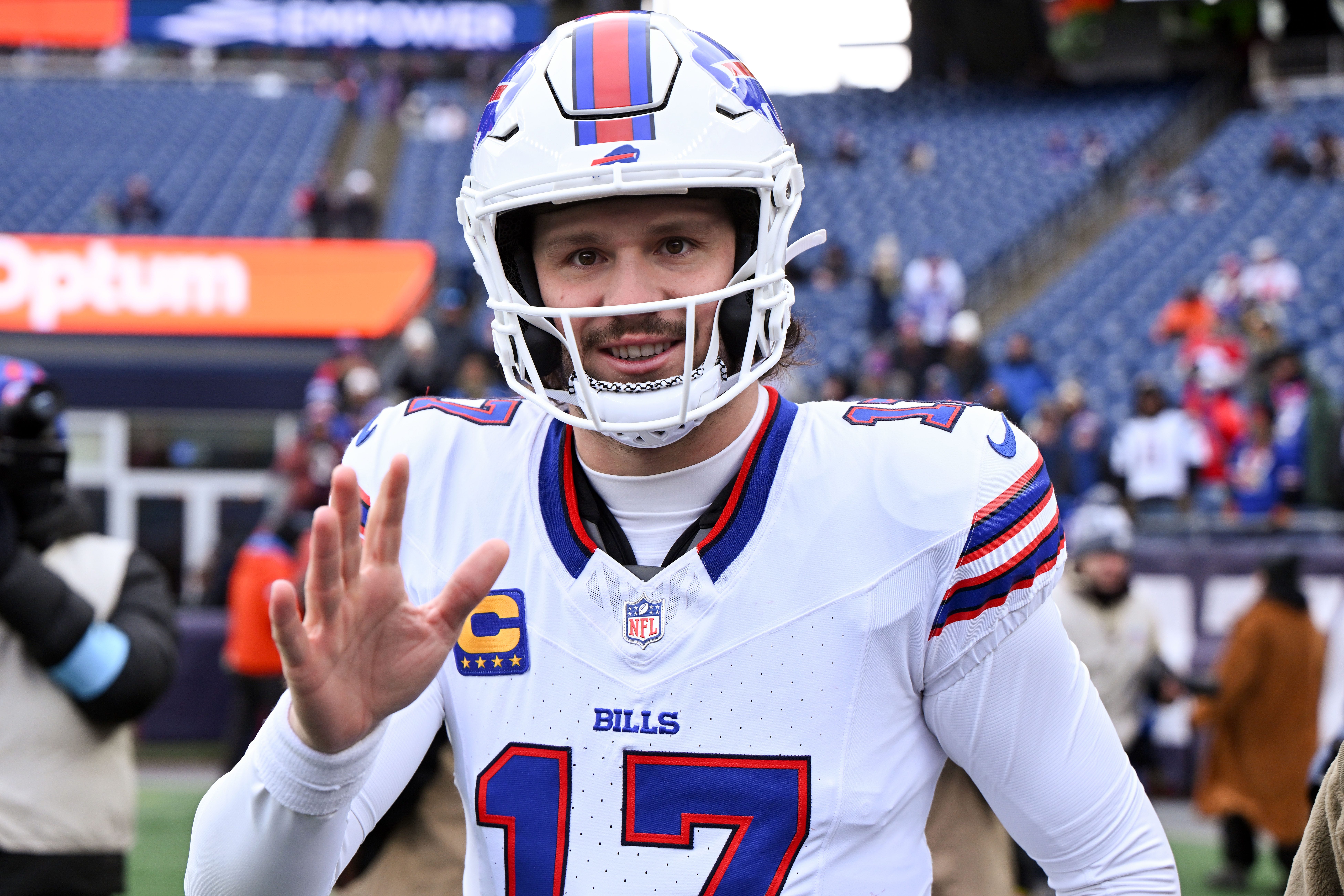 Josh Allen and the Bills host the Broncos for a wild-card playoff game.