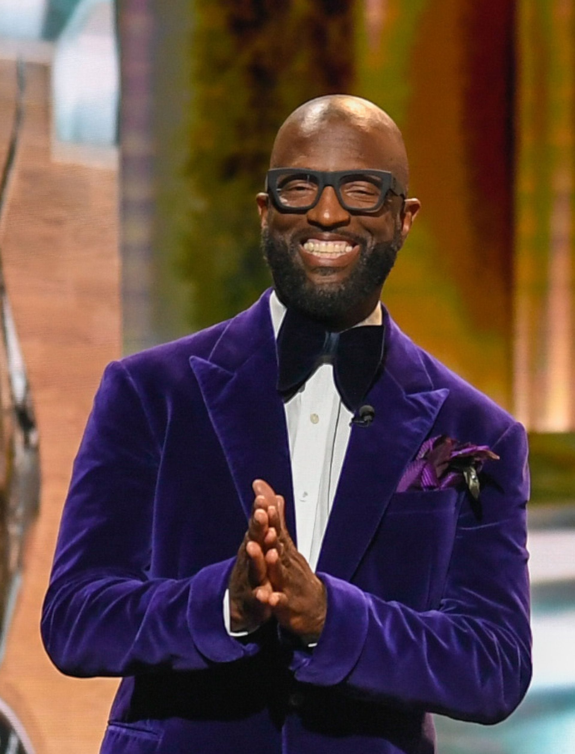 LAS VEGAS, NEVADA - JULY 20: In this image released on August 3, 2024, Rickey Smiley speaks onstage during the 39th Annual Stellar Gospel Music Awards at the Orleans Arena on July 20, 2024 in Las Vegas, Nevada. (Photo by Mindy Small/Getty Images)