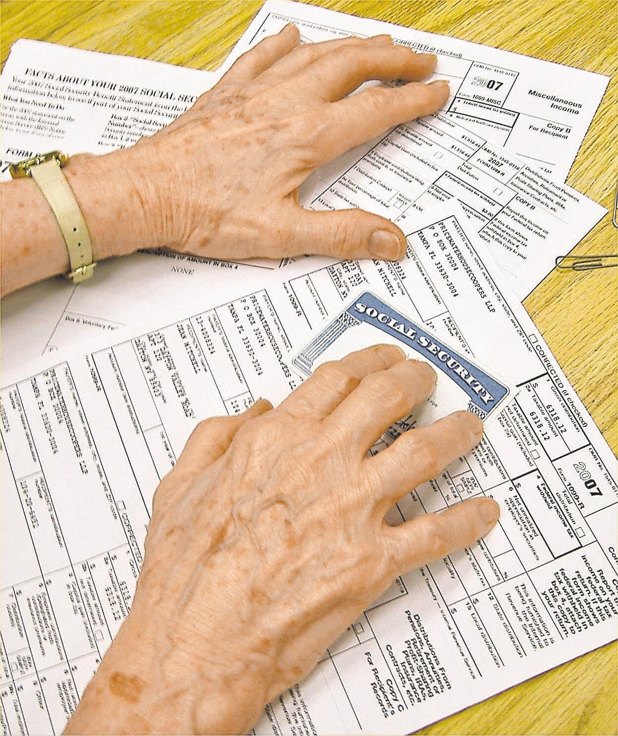 Published caption:  Jean Mitchell/Dayton Courier  For those who use a tax preparation service, pictured here are documents needed to file for the rebate including a Social Security card, statement of earnings or a Social Security benefits statement for 2007, and any 1099Rs listing various distributions, such as those from pensions and annuities.  ooo    Jean Mitchell/Dayton Courier  People who want to receive the federal economic stimulus rebate must file a 2007 tax return to receive the money ?whether or not they would ordinarily file a tax return. For those who would go to a tax preparation service, pictured here are documents that must be used to properly file for the rebate including your Social Security card, statement of earnings or your Social Security benefits statement for 2007, and any 1099Rs listing various distributions, such as those from pensions and annuities.    Ask hard questions before investing in that annuity. Theyâ€™re already the highest-commission financial tool, but they also do a poor job of protecting your retirement savings from the IRS.    02-27-DAY-senior views    Ask hard questions before investing in that annuity. Theyre already the highest-commission financial tool, but they also do a poor job of protecting your retirement savings from the IRS.