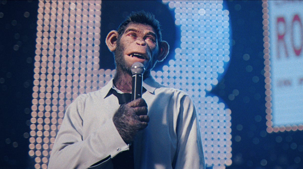 ‘Better Man’ movie review: Robbie Williams is a chimp. (Just go with it.) ‘Better Man’ movie review: Robbie Williams is a chimp. (Just go with it.)