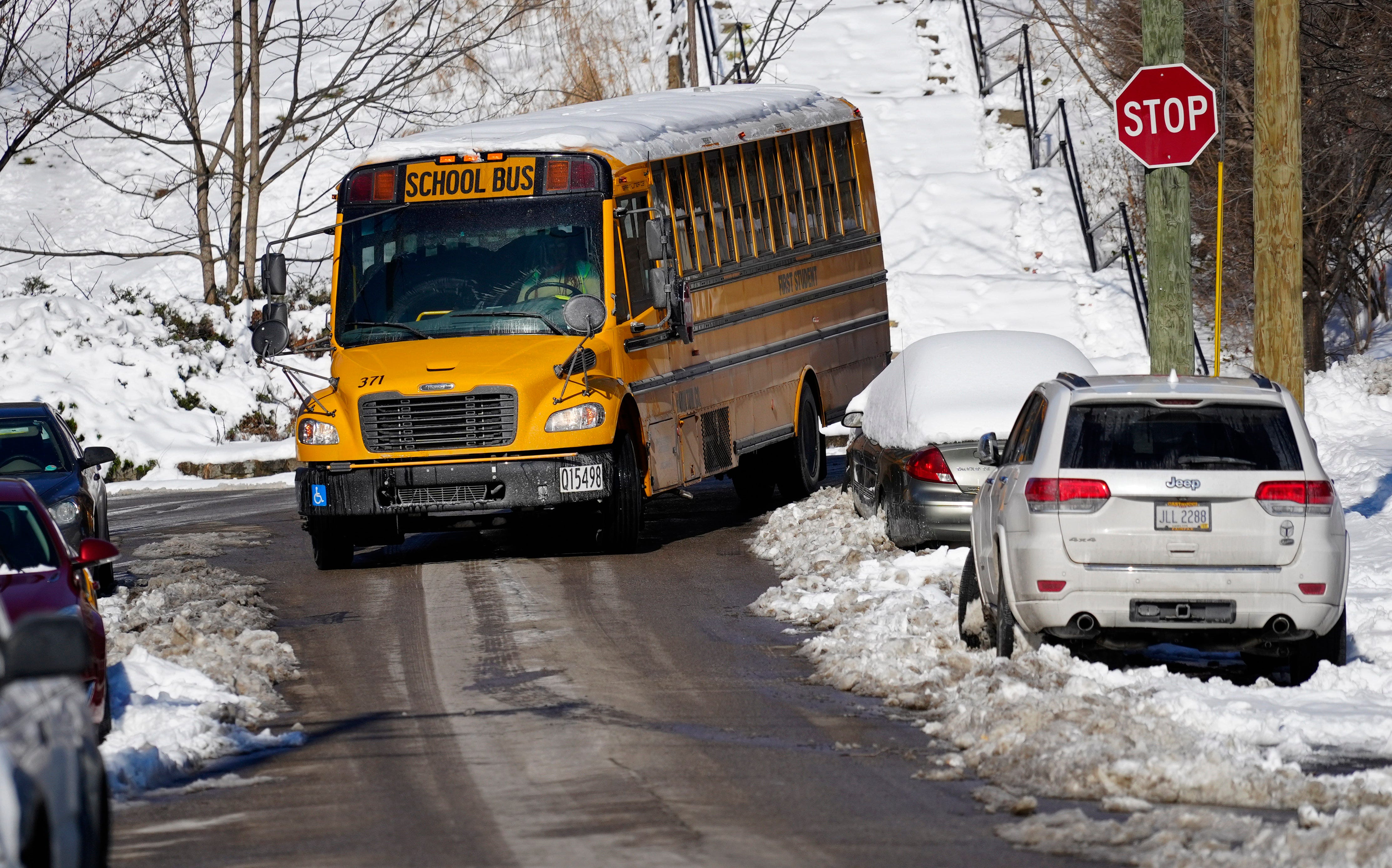Cincinnati School Closures as Snowstorm Hits