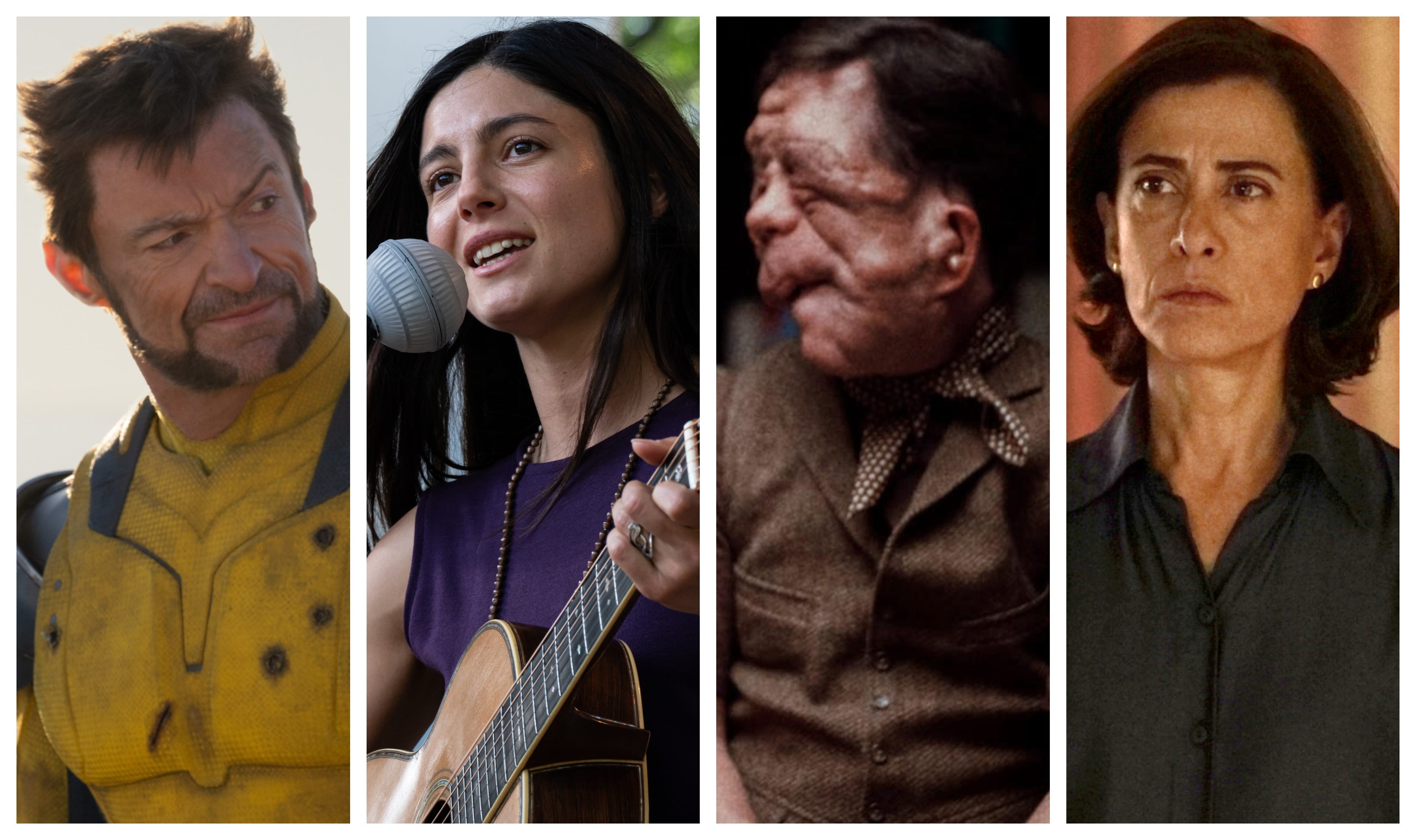 We hope that Hugh Jackman, left, Monica Barbaro, Adam Pearson and Fernanda Torres will make this year's Oscar lineup.