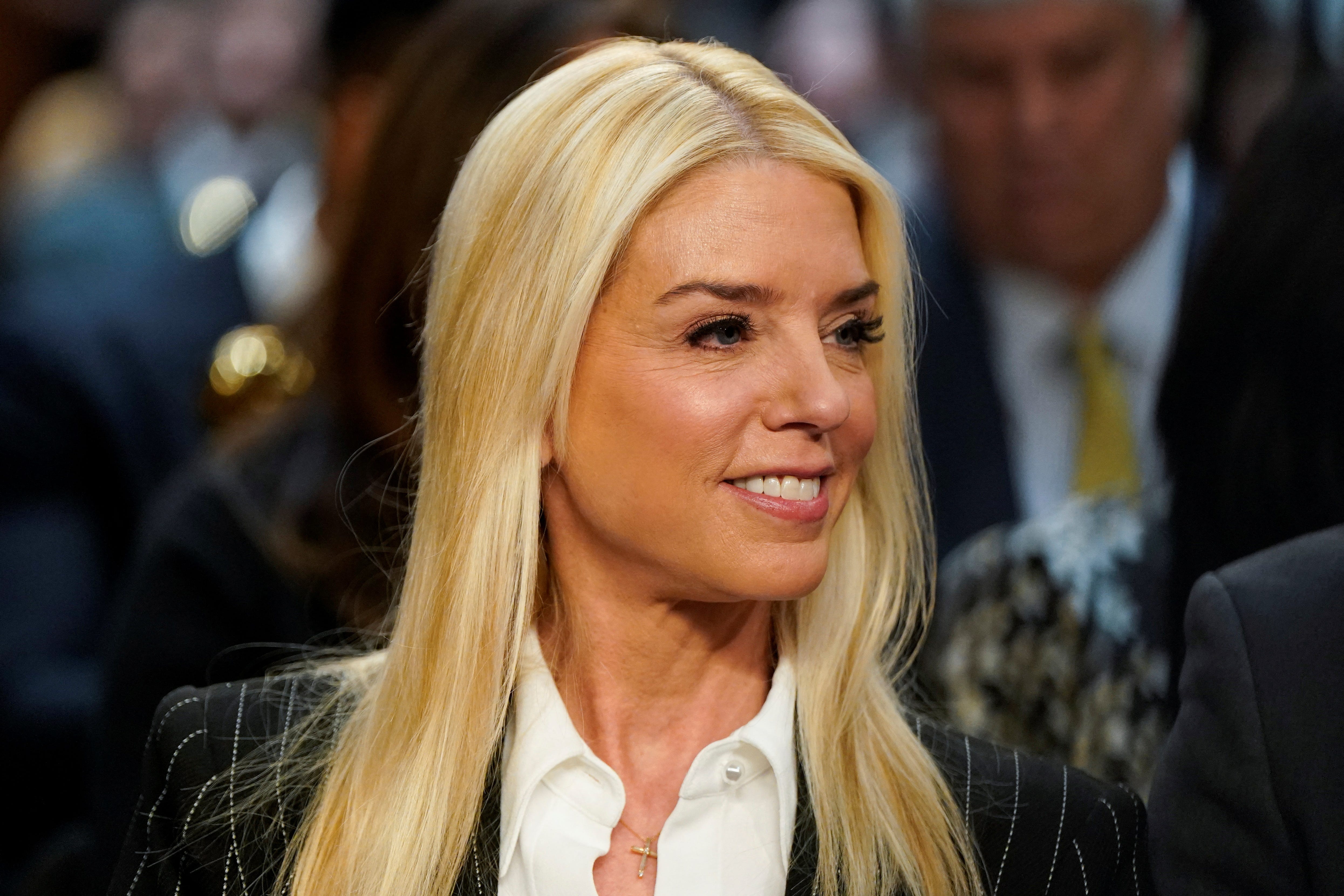 Attorney General nominee Pam Bondi at her Senate Judiciary Committee confirmation hearing on Jan. 15, 2025.