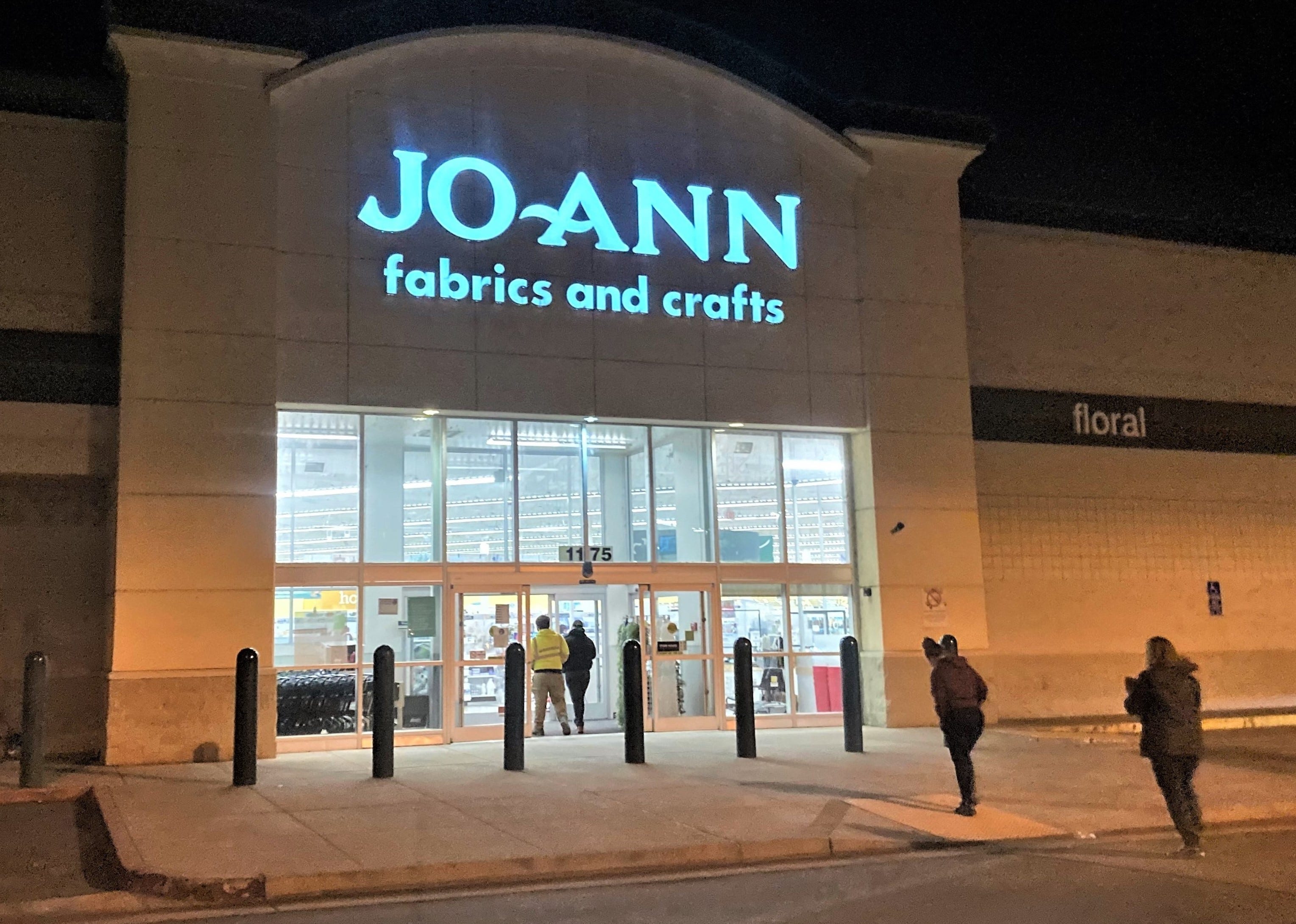 Six people went inside the Joann fabric and crafts store when it opened at 6 a.m. on Black Friday in Redding, California.
