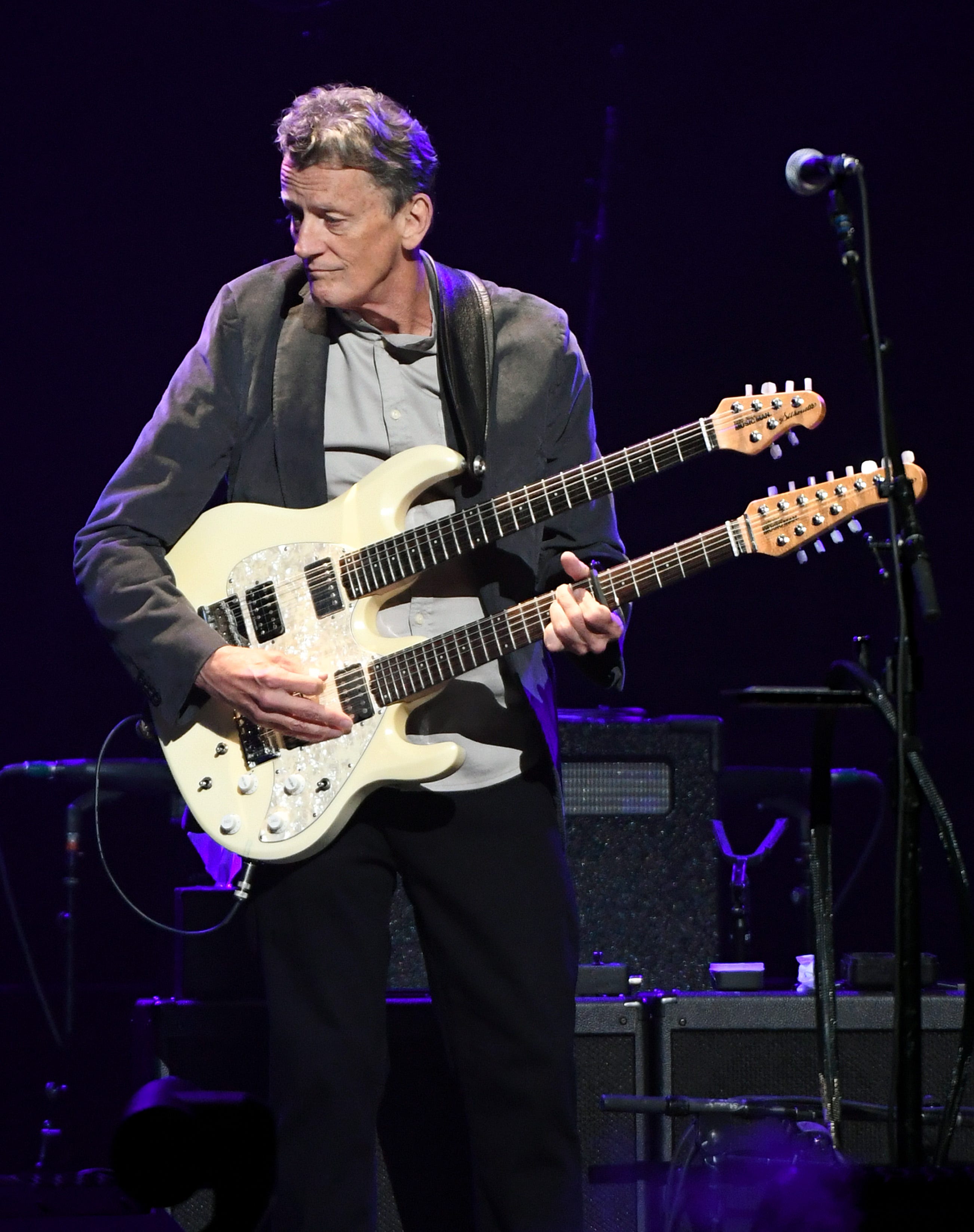 Guitarist Steuart Smith performs with the Eagles at MGM Grand Garden Arena on Sept. 27, 2019 in Las Vegas.