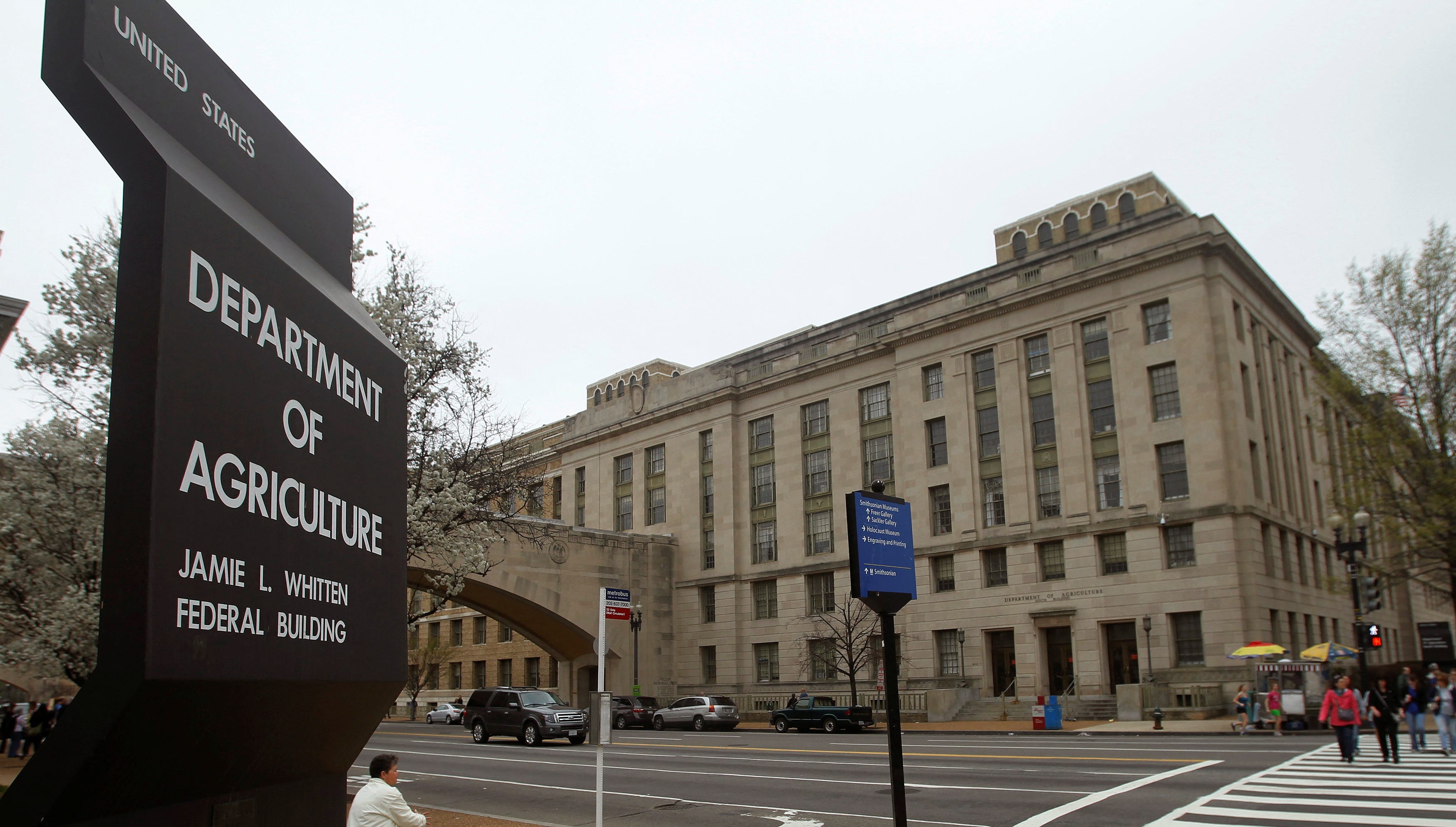 The U.S. Department of Agriculture is seen in Washington, March 18, 2012.