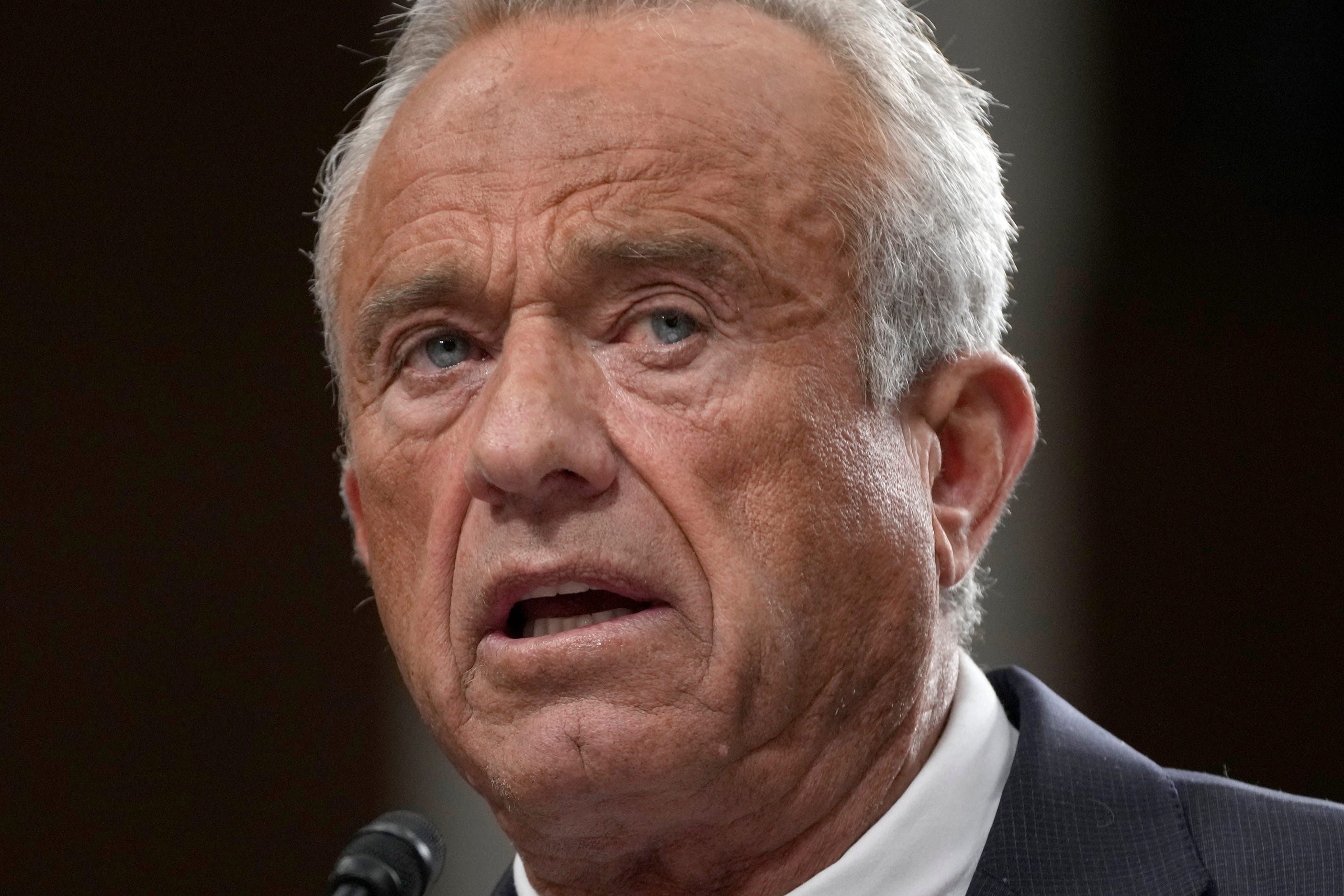 Robert F. Kennedy Jr. testifies before the Senate Finance Committee during a confirmation hearing on his nomination to be Secretary of Health and Human Services. Kennedy discussed his plans to reform Medicaid and lower prescription drug costs.