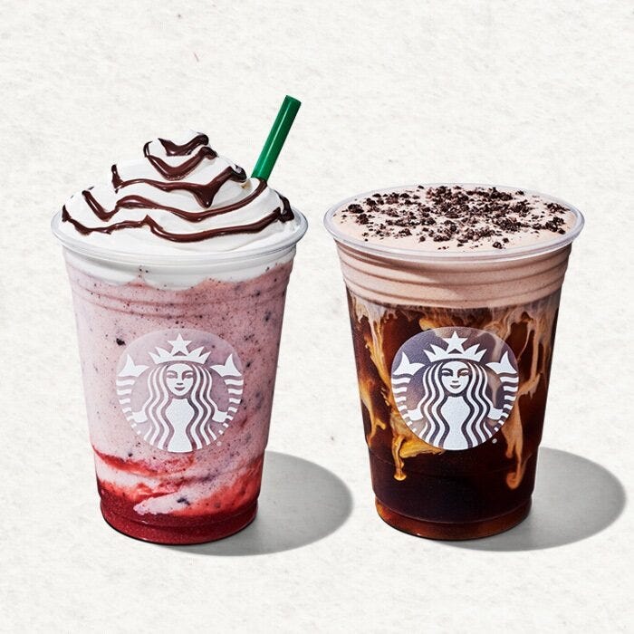 Starbucks has unveiled two limited-time beverages ahead of Valentine's Day.