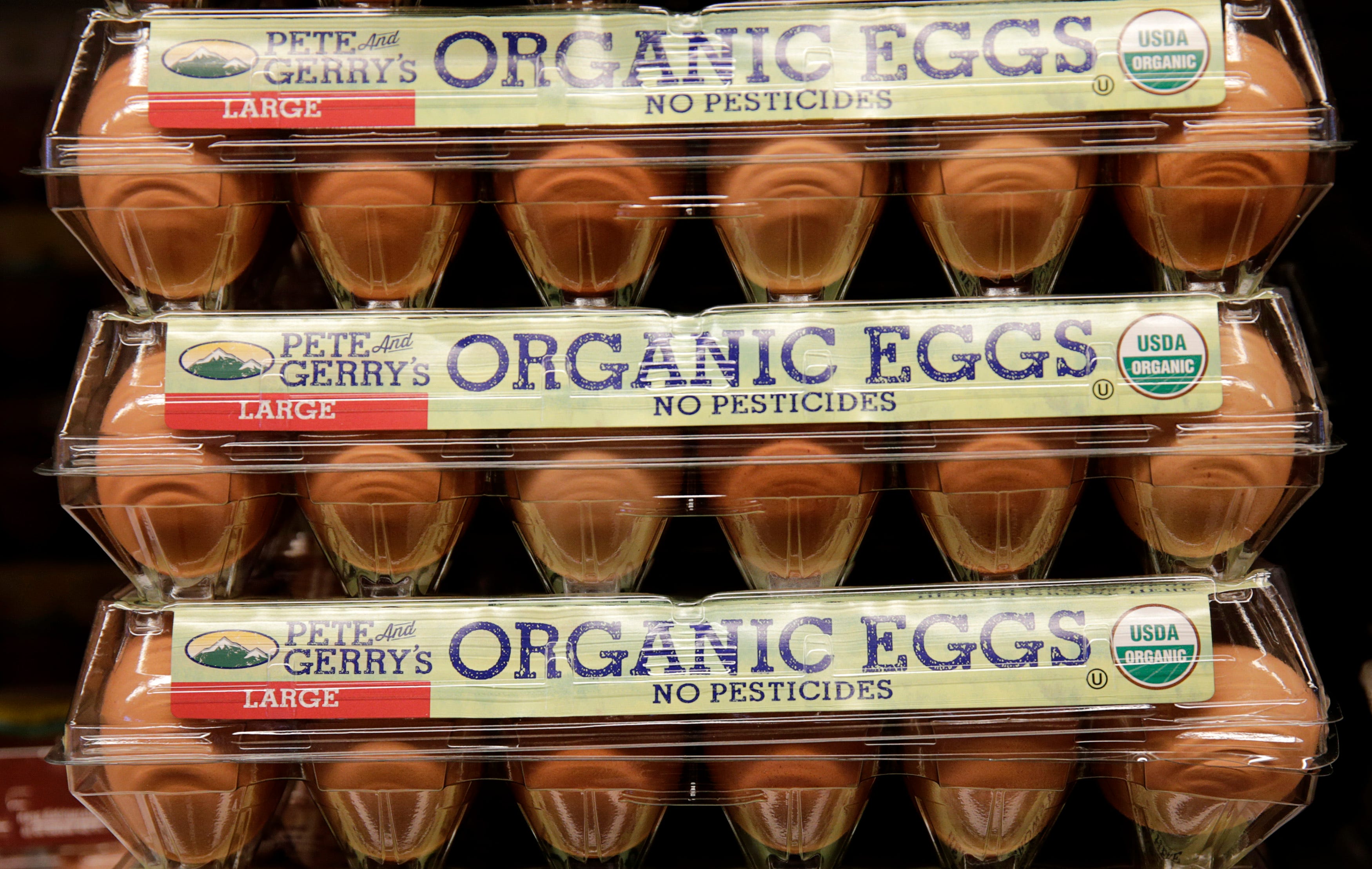 Someone has stolen about 100,000 eggs from a trailer at Pete & Gerry's Organics in Pennsylvania.