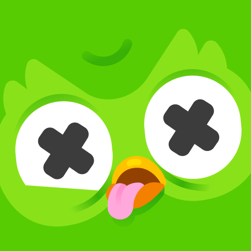 The Duolingo mobile app displays the "Dead Duo" logo on Feb. 11, 2025.