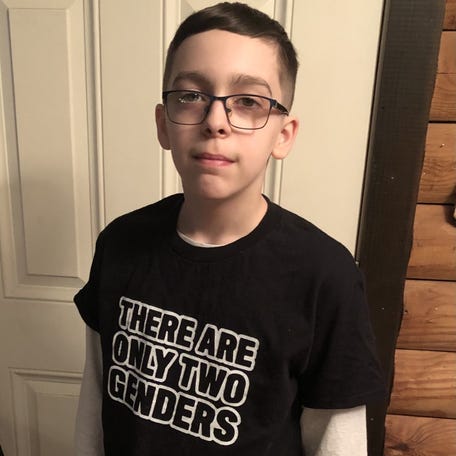 Liam Morrison was a seventh-grader in 2023 when his Massachusetts' middle school said he could not wear a T-shirt stating, "THERE ARE ONLY TWO GENDERS."