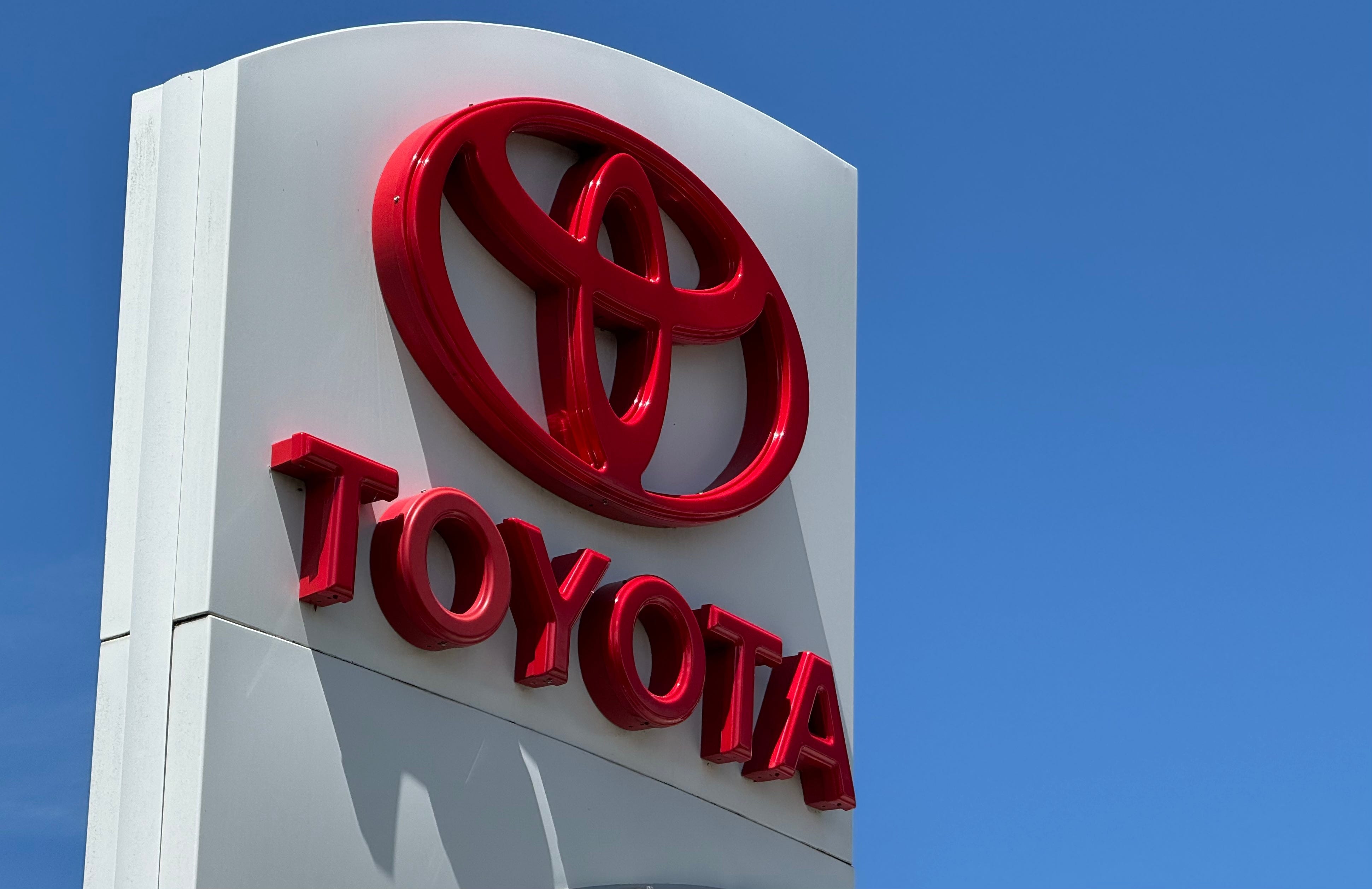 The monument sign for Daytona Toyota in Daytona Beach on Monday, Aug. 26, 2024.