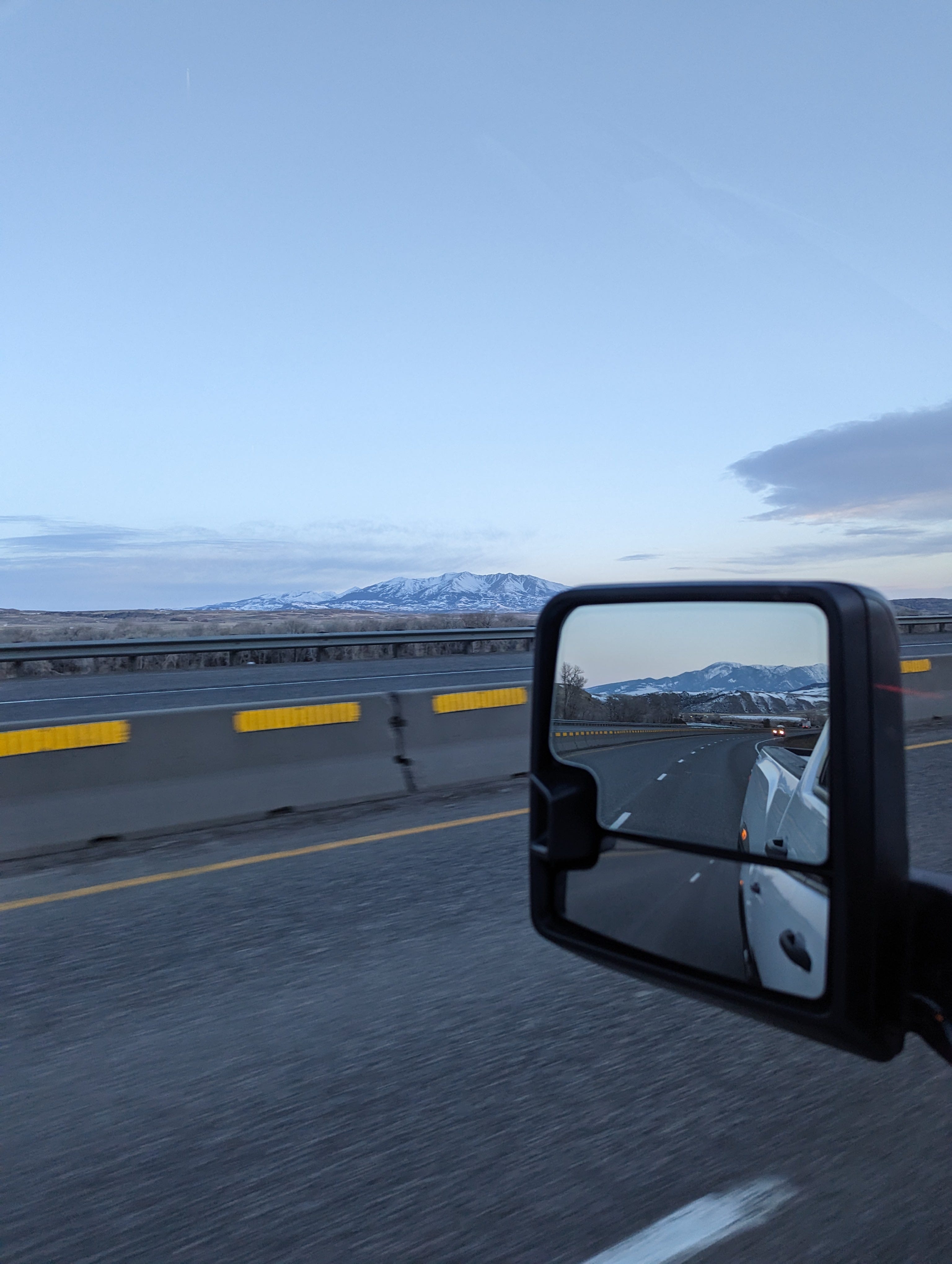 A photo Paul Hanson snapped on his way back to Iowa after picking up a used GMC truck in Washington.