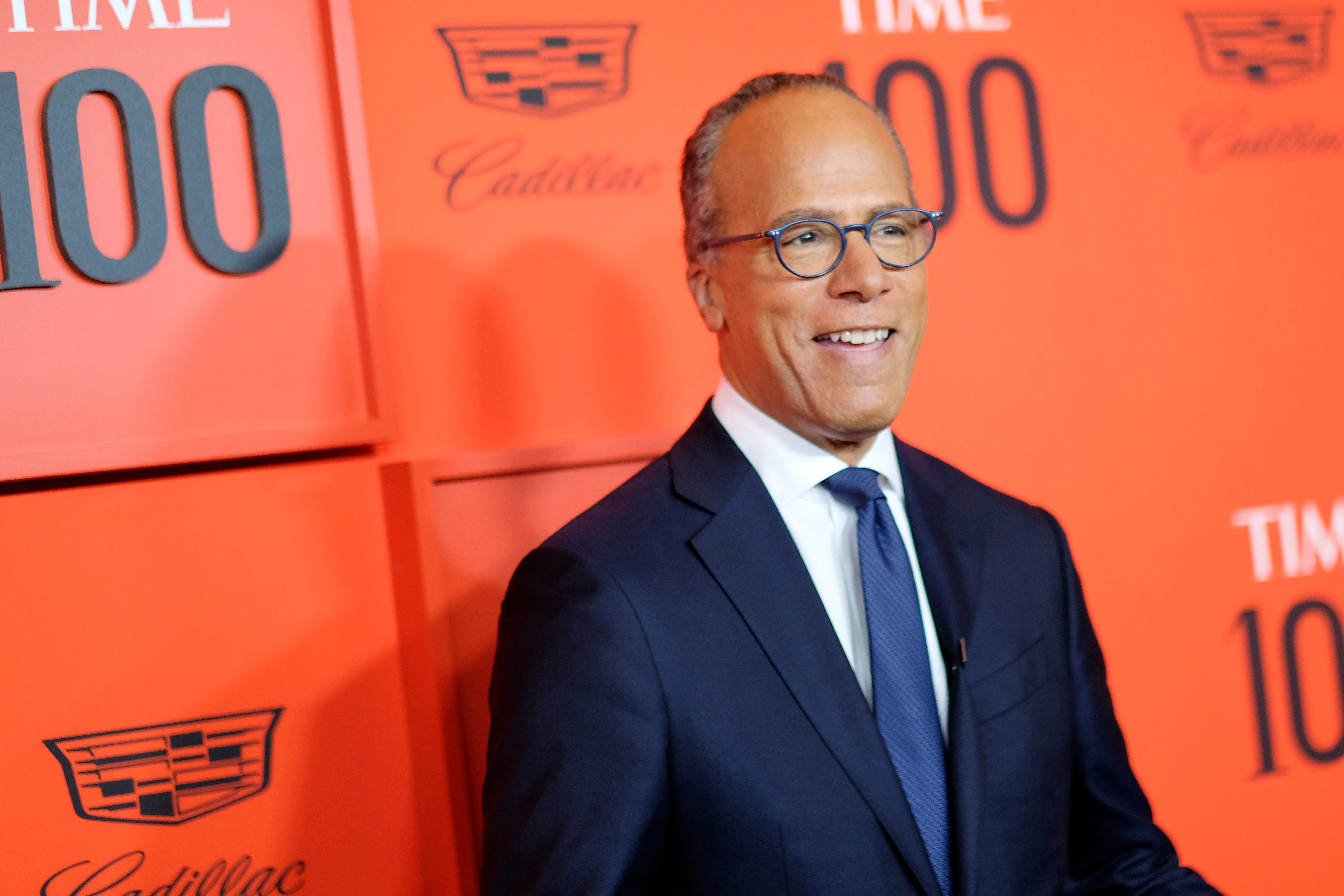 Lester Holt attends the TIME 100 gala on April 23, 2019, in New York City.