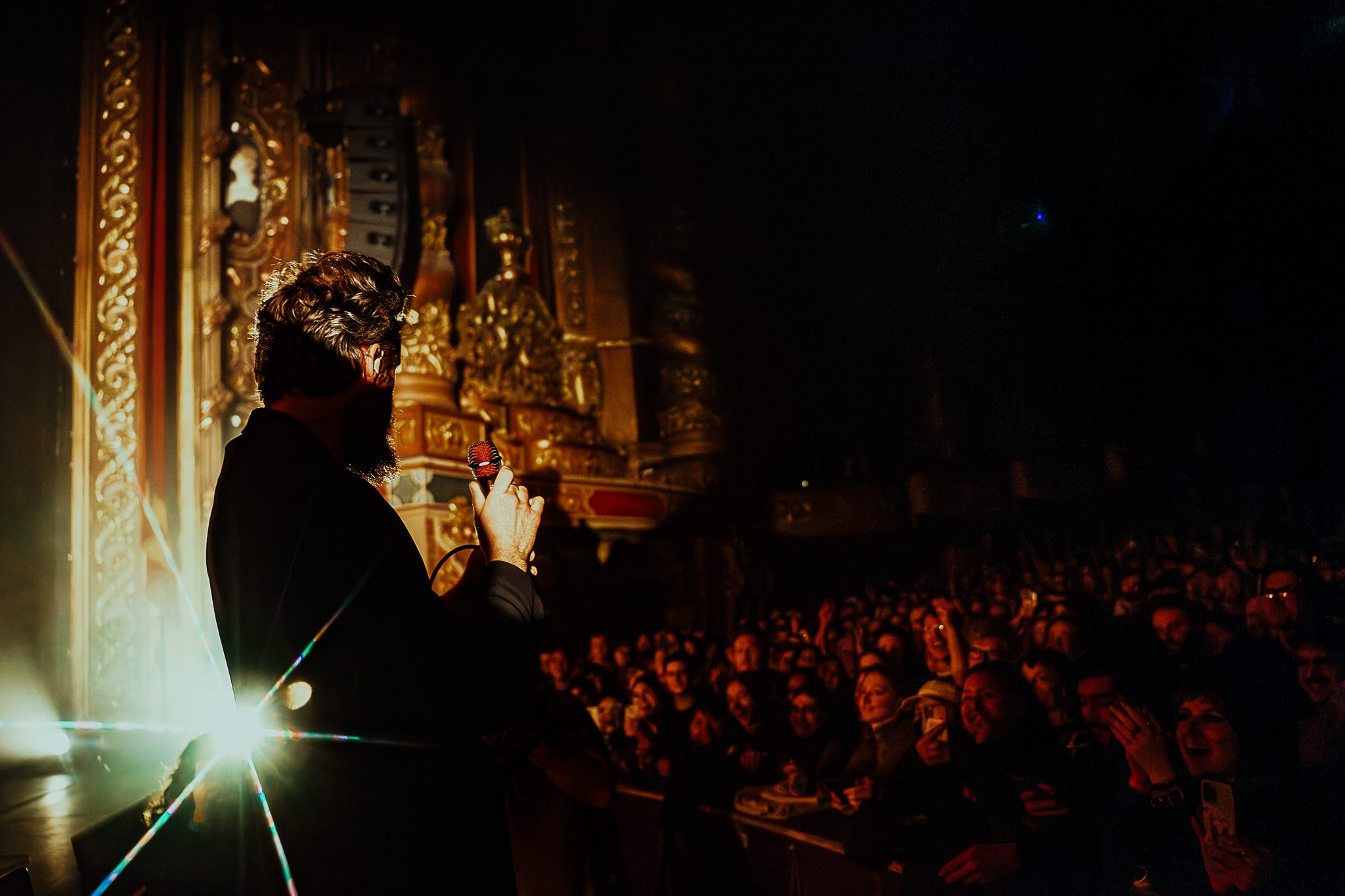 Father John Misty performs at Kings Theatre in Brooklyn, NY for a sold-out show on February 25, 2025.