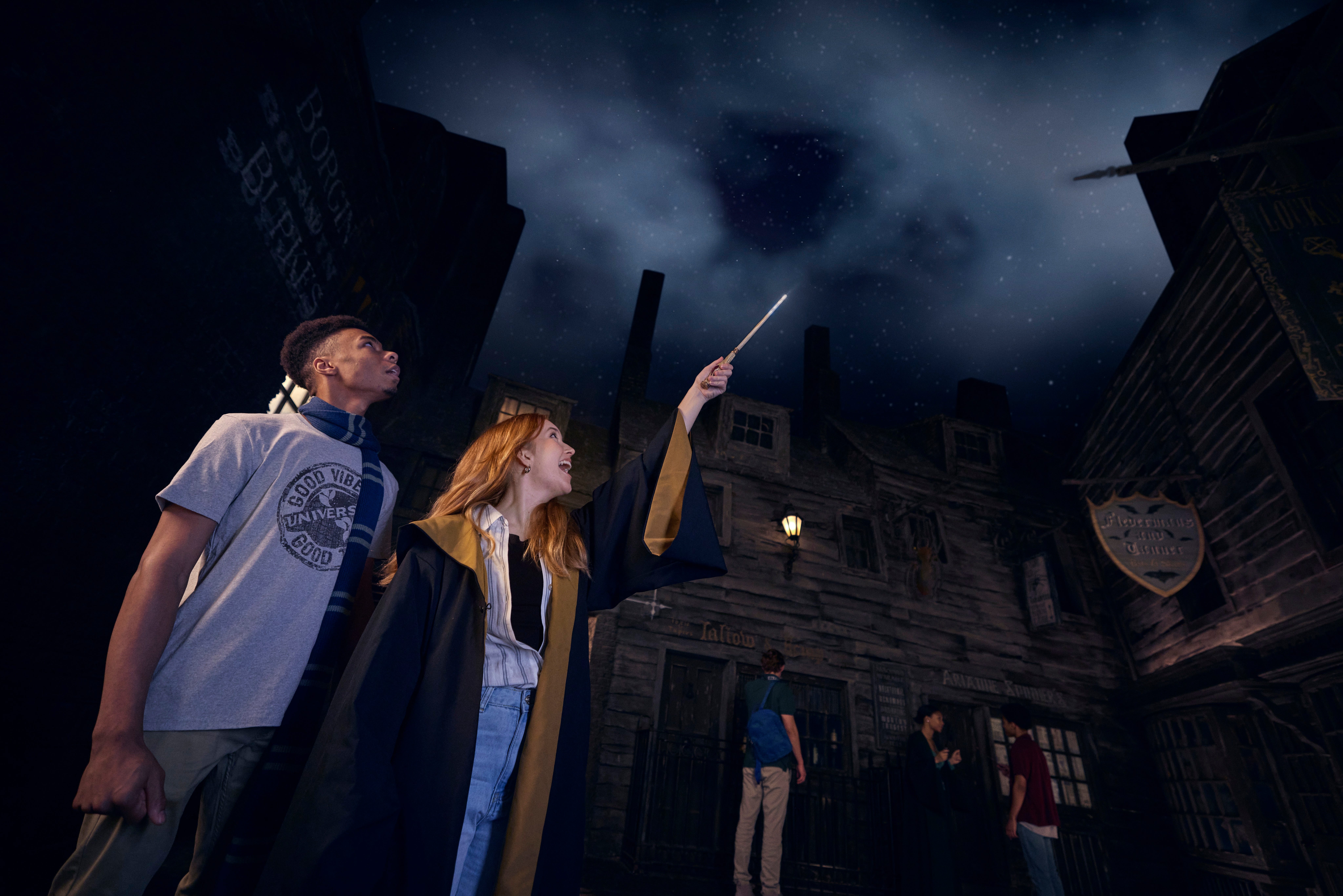 Universal Orlando's Second Generation Interactive Wands will light up and vibrate differently, depending on the spell.