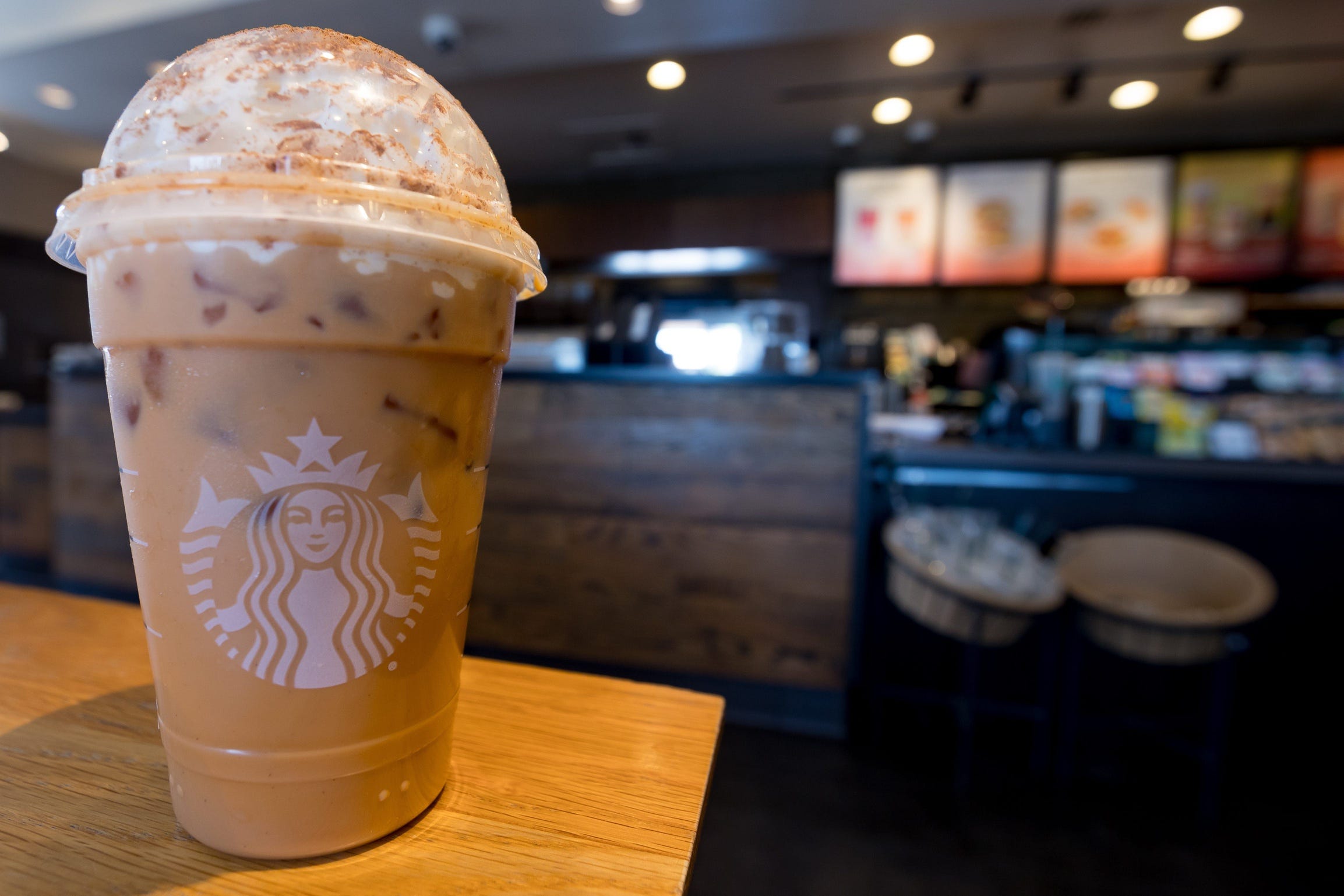 A pumpkin spice latte is be prepared on Aug. 23, 2024, as it returned to Starbucks for its fall menu.