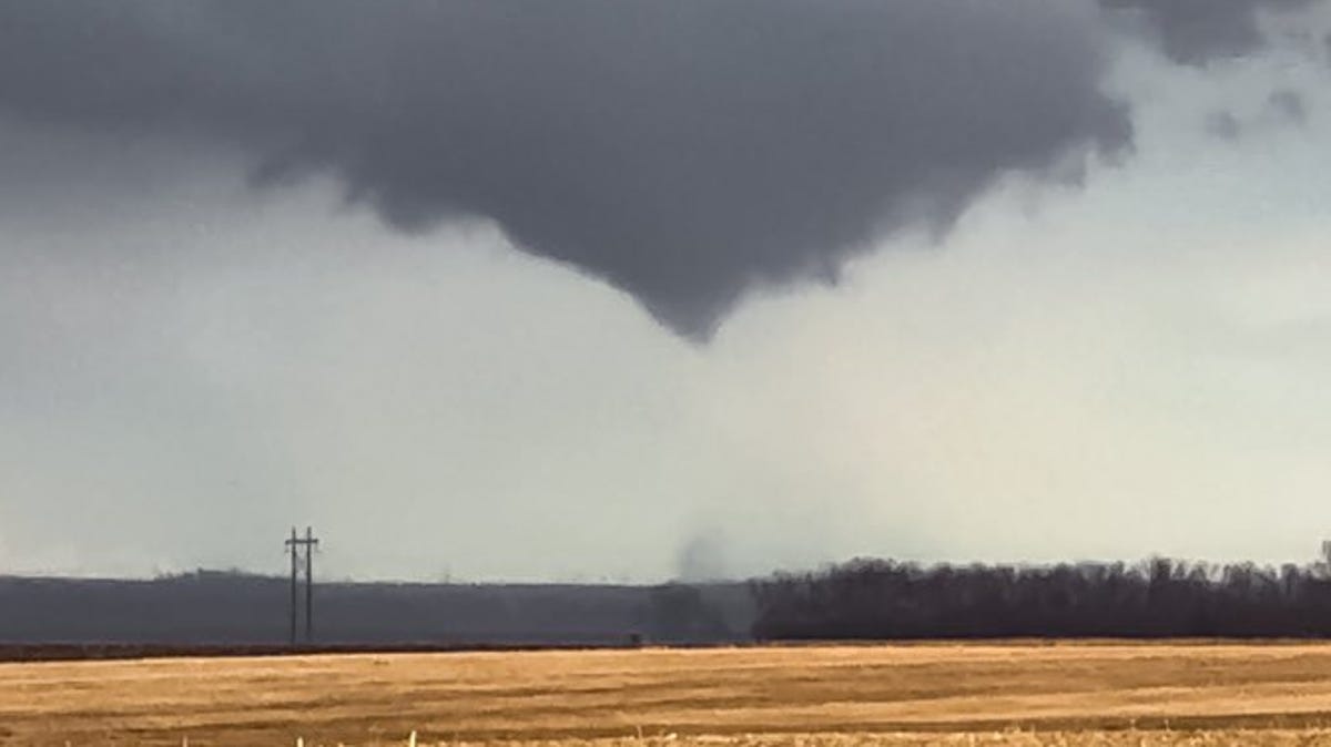 South Dakota records its first-ever February tornado with a twister near Watertown South Dakota records its first-ever February tornado with a twister near Watertown