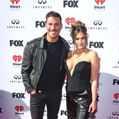Jax Taylor and Brittany Cartwright attend the 2023 iHeartRadio Music Awards at Dolby Theatre in Los Angeles on March 27, 2023.