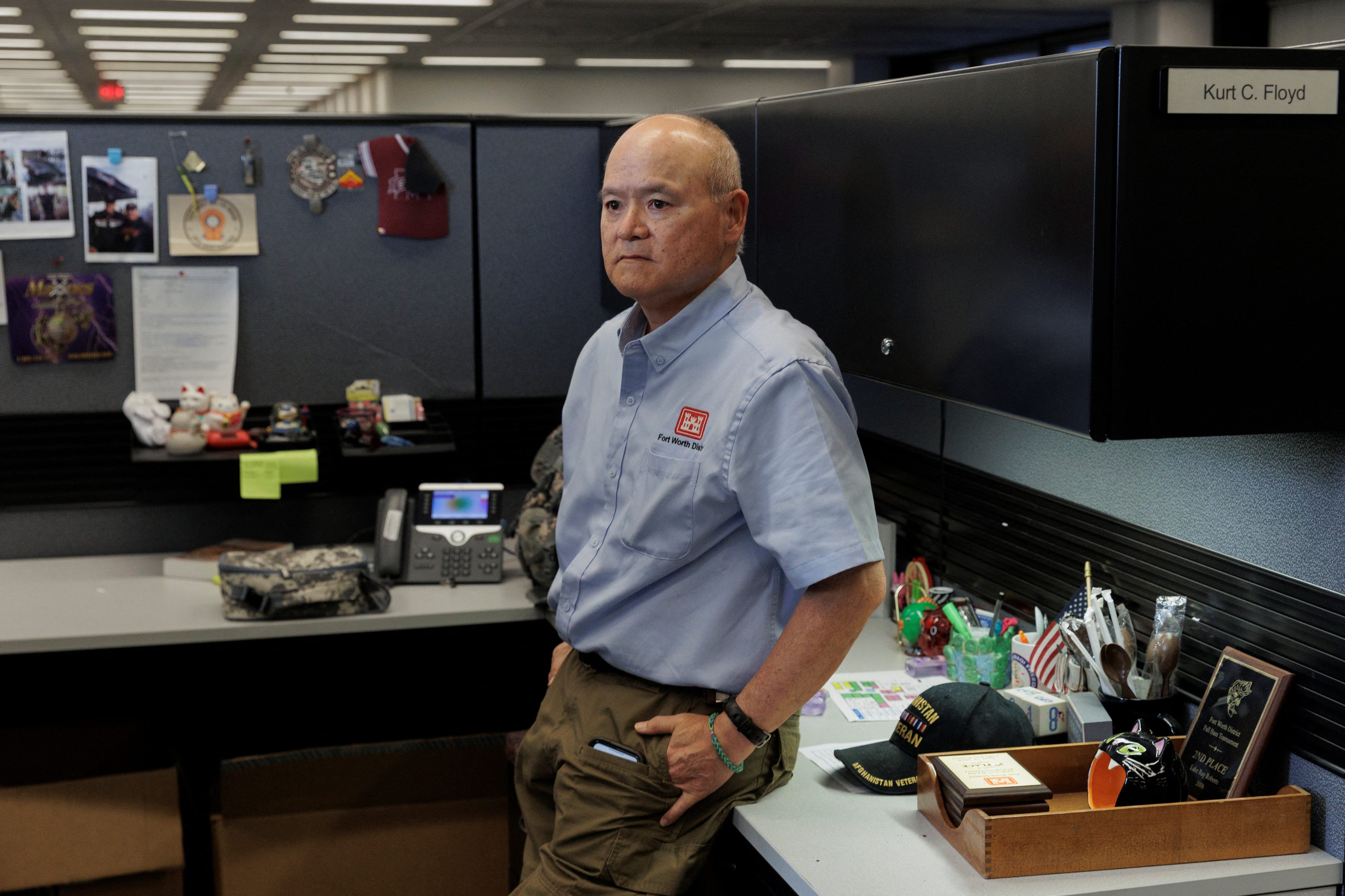 Federal worker Kurt Floyd poses for a portrait in Fort Worth, Texas, U.S., February 14, 2025. REUTERS/Shelby Tauber