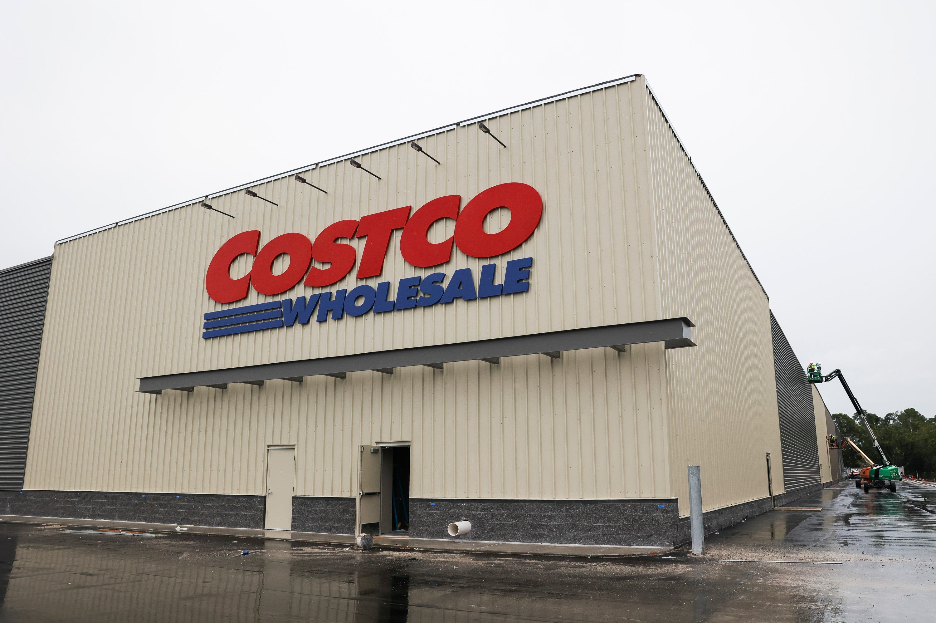 Ongoing construction at a new Costco in Stuart, Florida on Feb. 24, 2025, expected to open April 25.