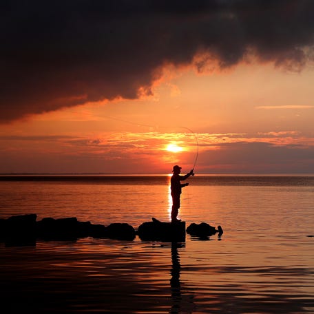 Looking for a respite from Coronavirus coverage with a beautiful sunset along Lake Ontario in Webster Park.