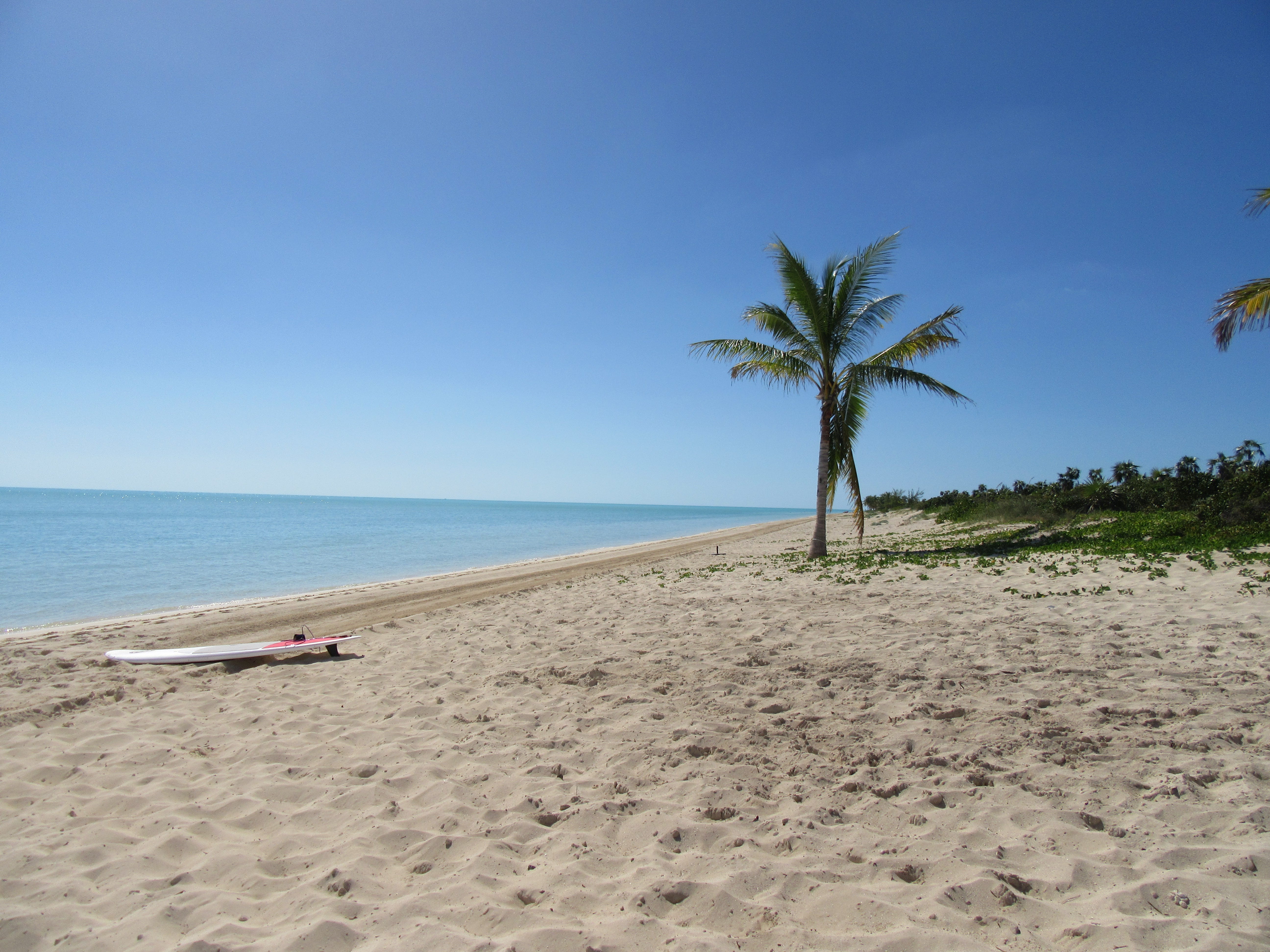 In Turks and Caicos Islands, Long Bay Beach in Providenciales.