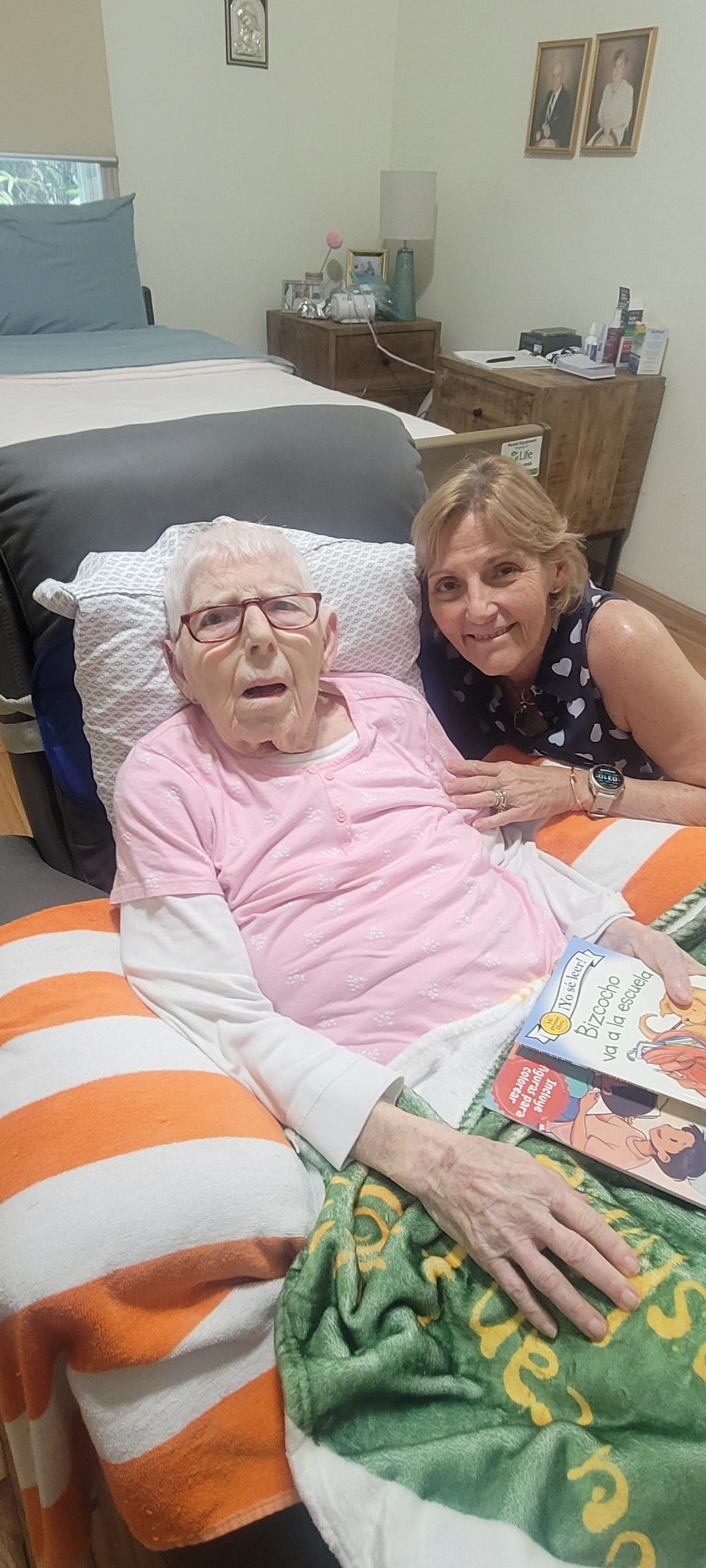 Ana Tris, at right, had to retire early in order to care for her mother, Elvira Tris. A proposed Caregiver Tax Credit could benefit caregivers like Ana Tris.