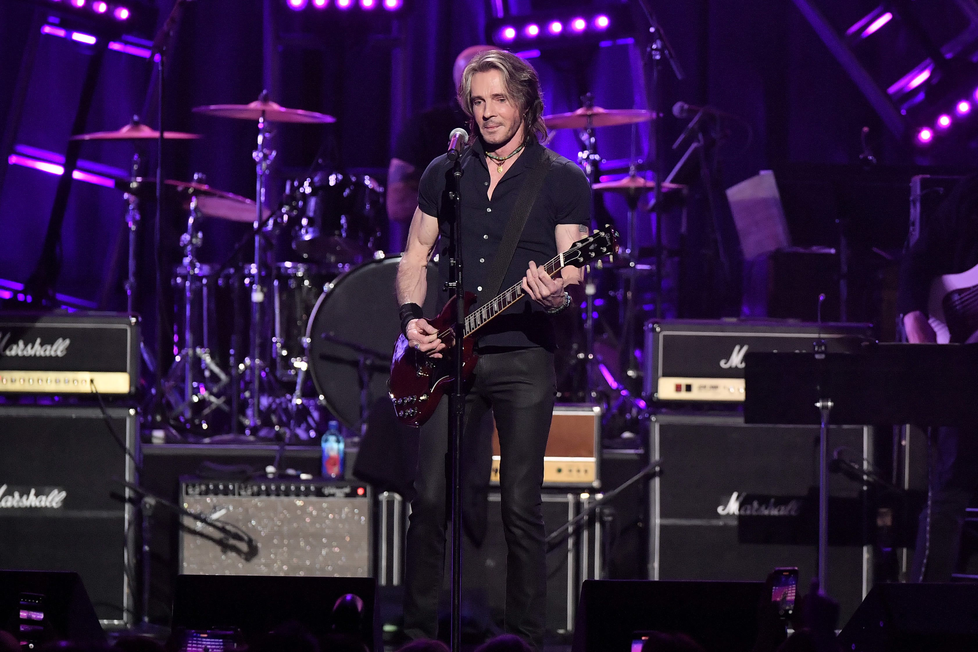 Rick Springfield performs onstage during the 26th annual Power of Love Gala at MGM Grand Garden Arena on Feb. 18, 2023, in Las Vegas.