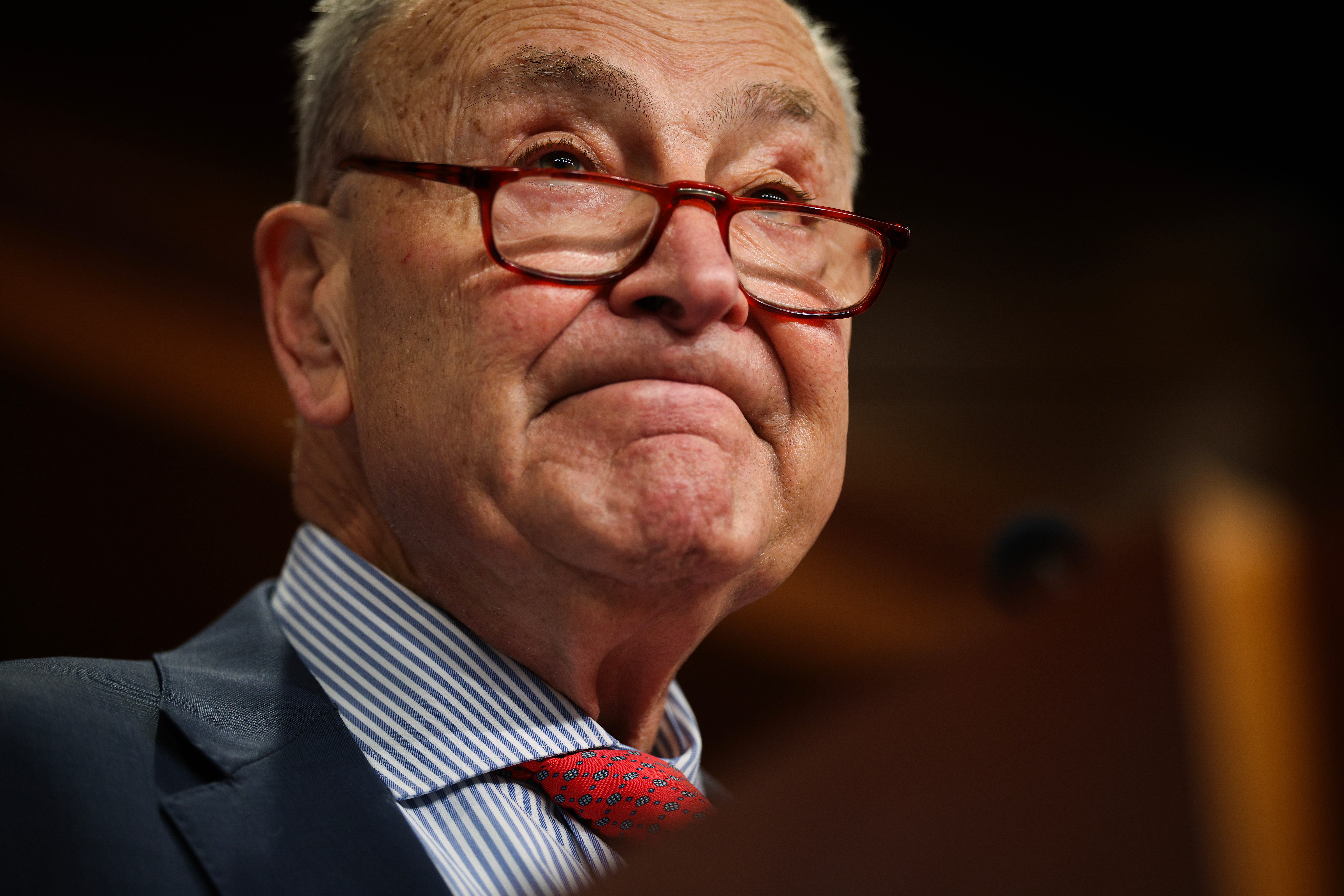 Senate Minority Leader Chuck Schumer, D-N.Y., on March 6, 2025.