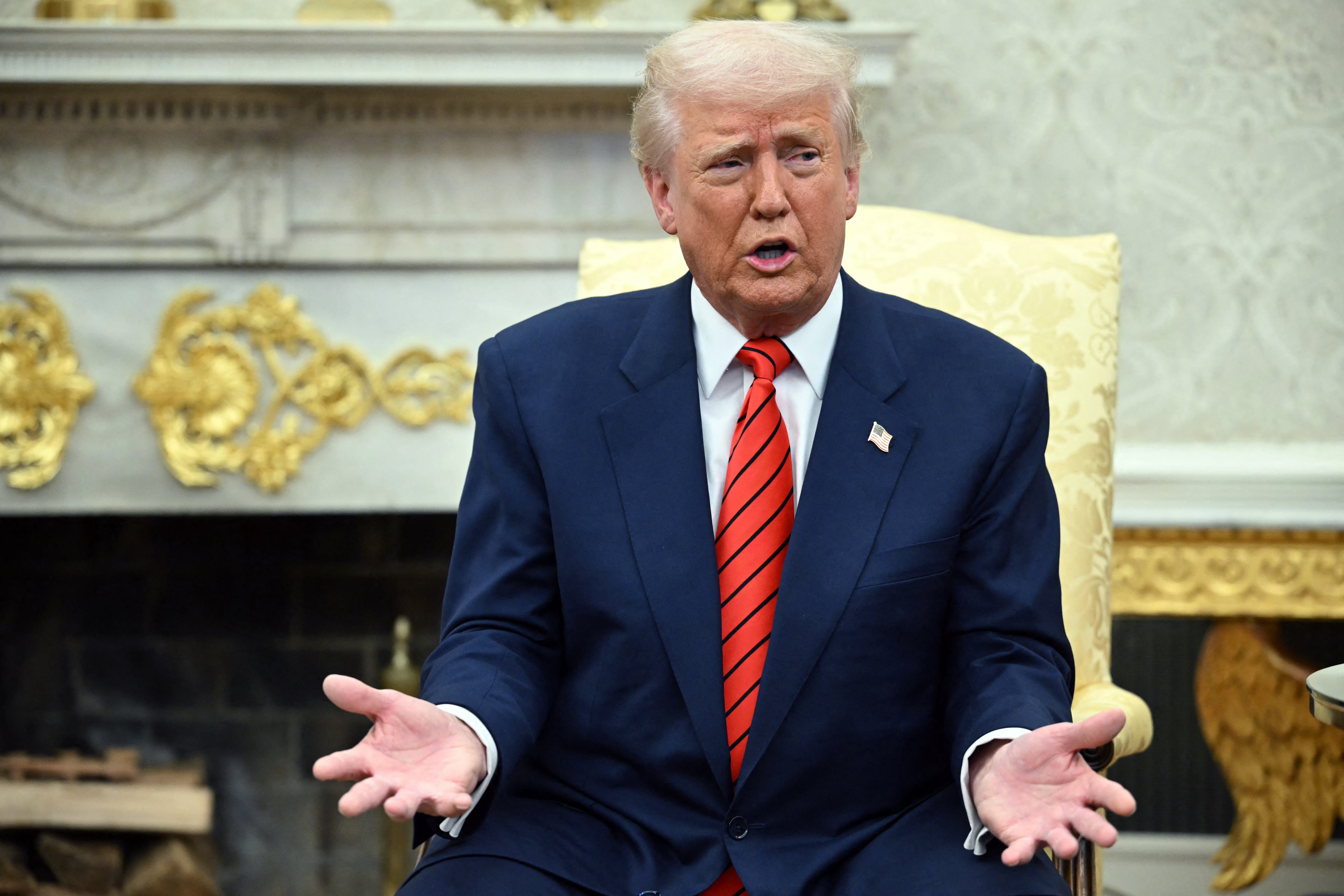 President Donald Trump at the White House on March 13, 2025.