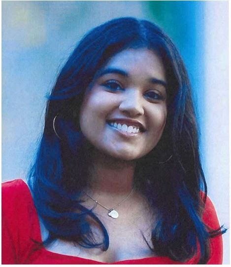 Sudiksha Chowdary Konanki, 20, an University of Pittsburgh student who went missing while on spring break in Dominican Republic, is seen in this undated handout obtained by Reuters on March 13, 2025.