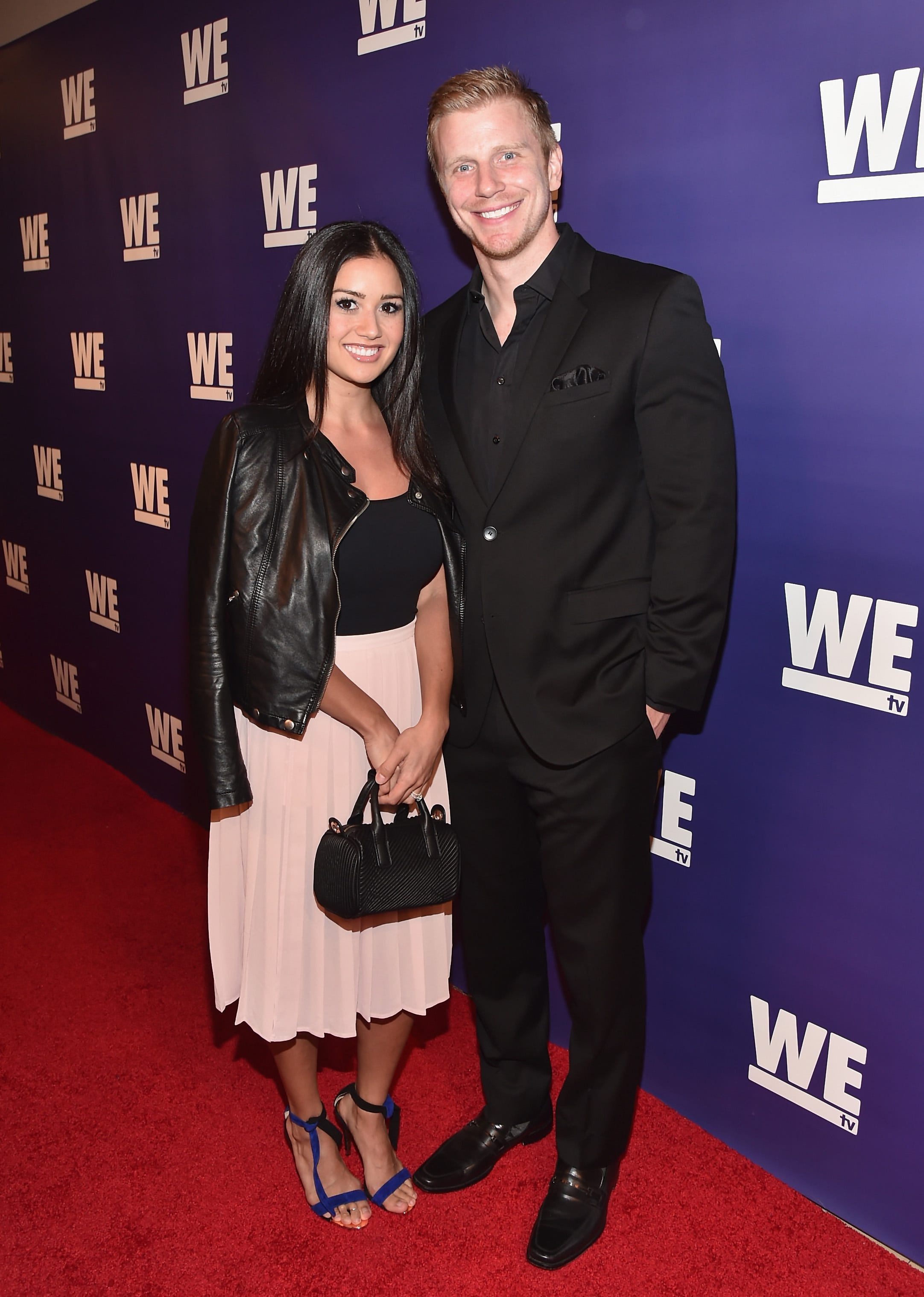 Catherine Lowe and Sean Lowe attend WE TV presents "The Evolution of The Relationship Reality Show" at The Paley Center for Media on March 19, 2015, in Beverly Hills, California.