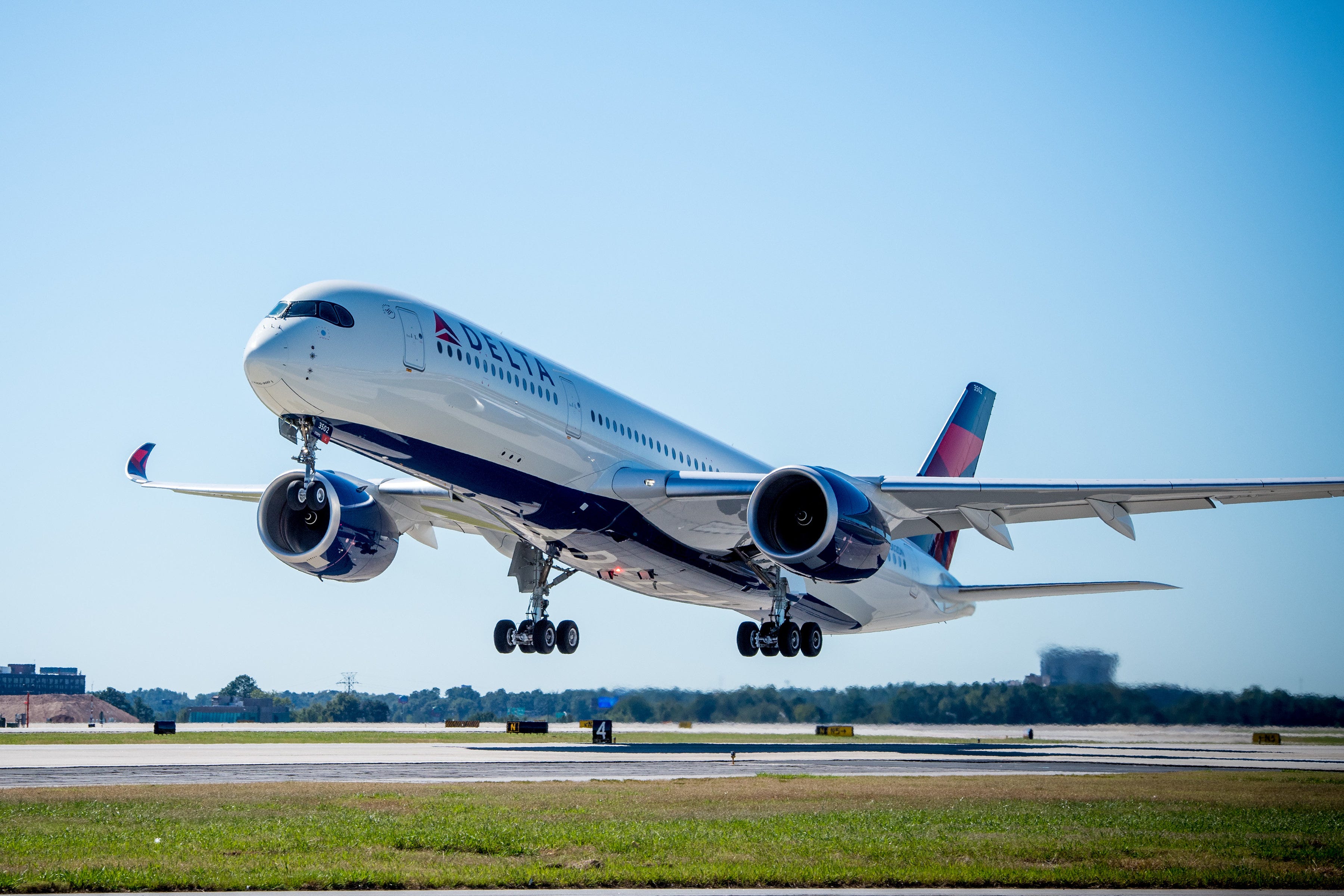 Delta's Airbus A350 commercial jet