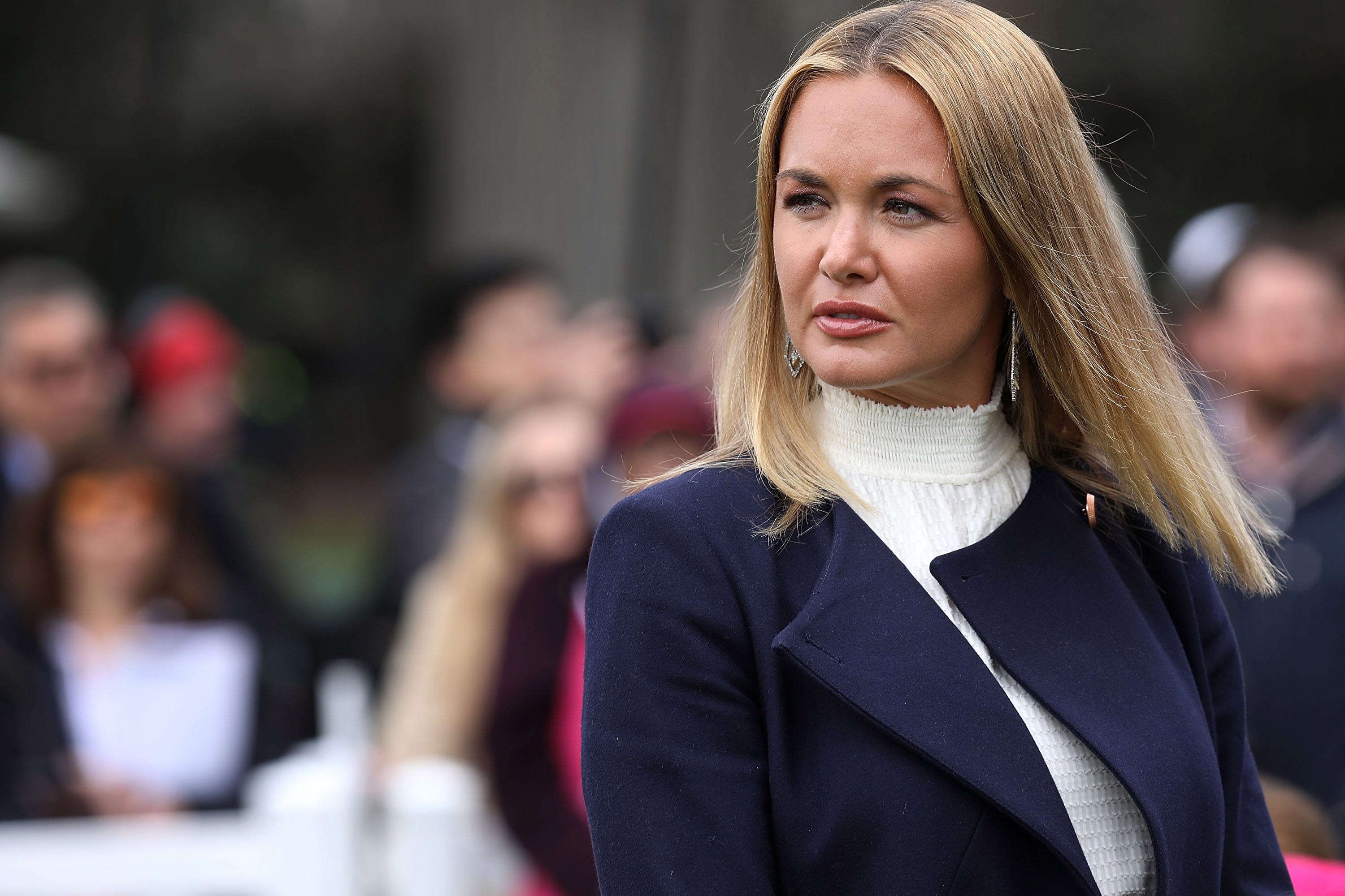 Vanessa Trump attends the 140th annual Easter Egg Roll on the South Lawn of the White House April 2, 2018 in Washington, DC.
