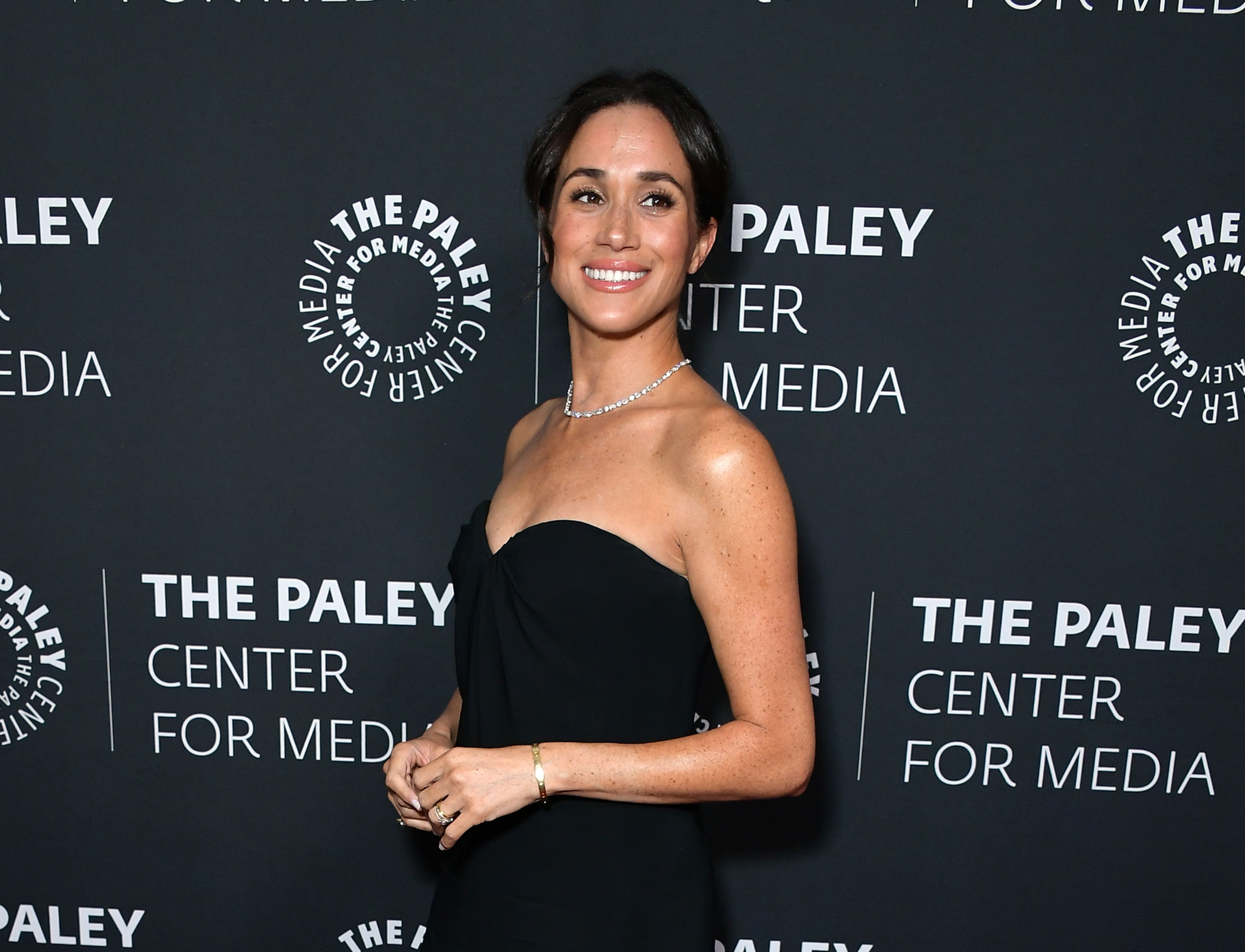 Meghan, Duchess of Sussex, attends The Paley Center for Media hosts Paley Honors Fall Gala honoring Tyler Perry at Beverly Wilshire, A Four Seasons Hotel on Dec. 4, 2024, in Beverly Hills, California.
