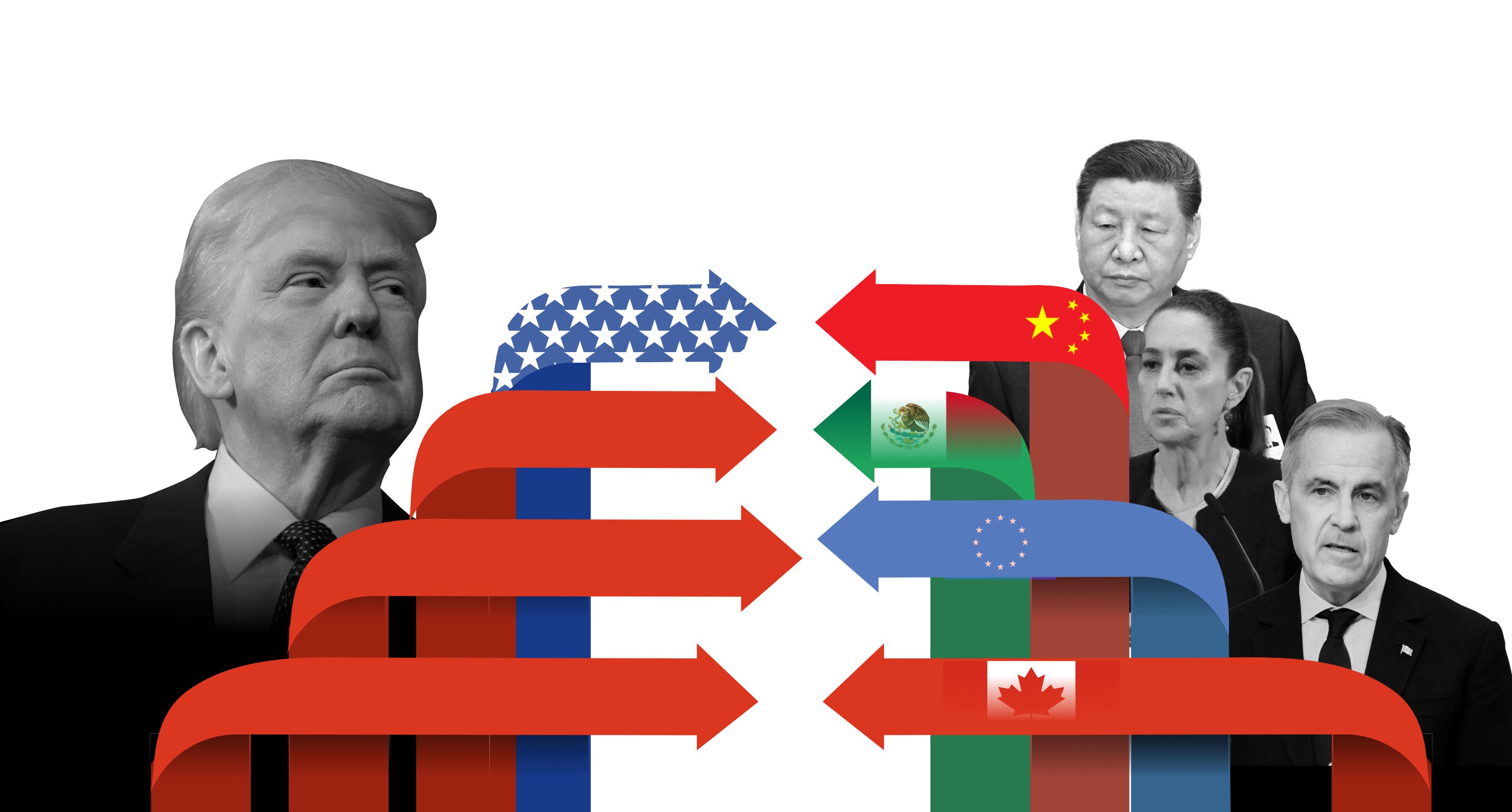 President Donald Trump has implemented a series of tariffs targeting major U.S. trade partners