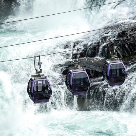 Gondola over Spokane River