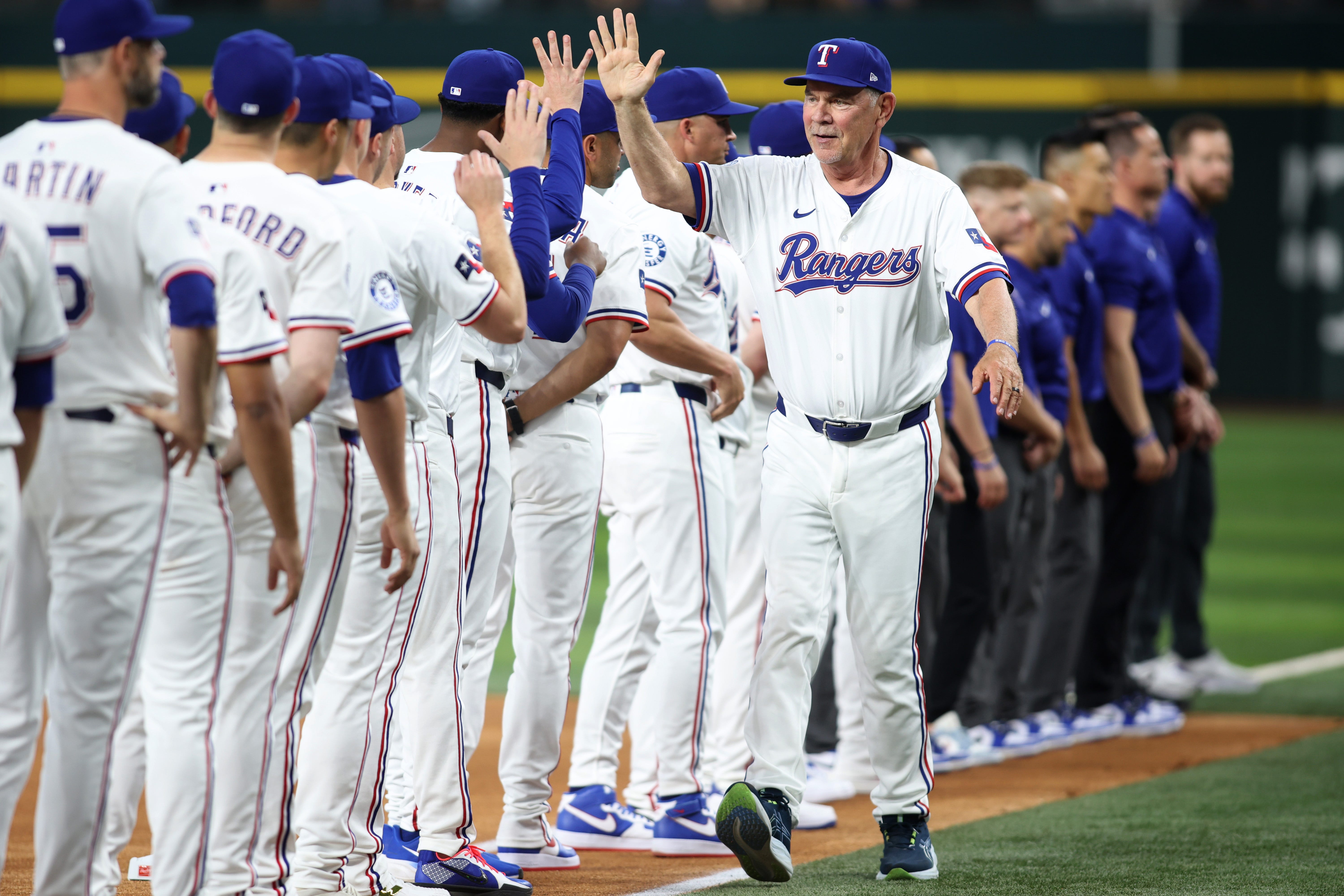 Bruce Bochy has won World Series titles as a manager.