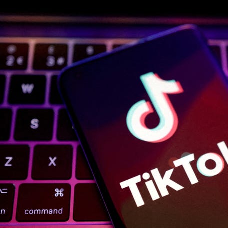 FILE PHOTO: TikTok app logo is seen in this illustration taken, August 22, 2022.