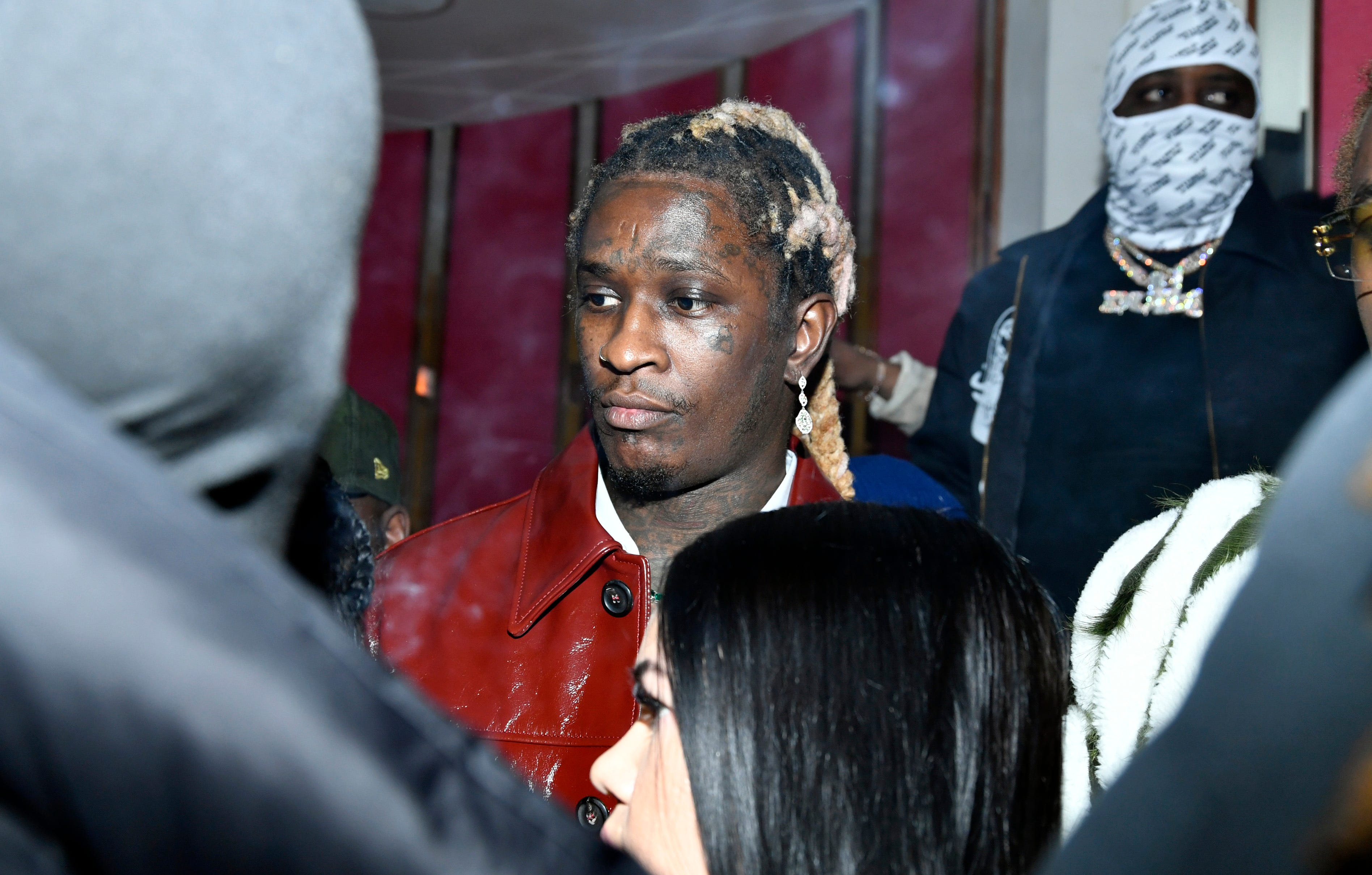 Young Thug attends a release party for his new album "PUNK" at Delilah on Oct. 12, 2021, in West Hollywood, California.