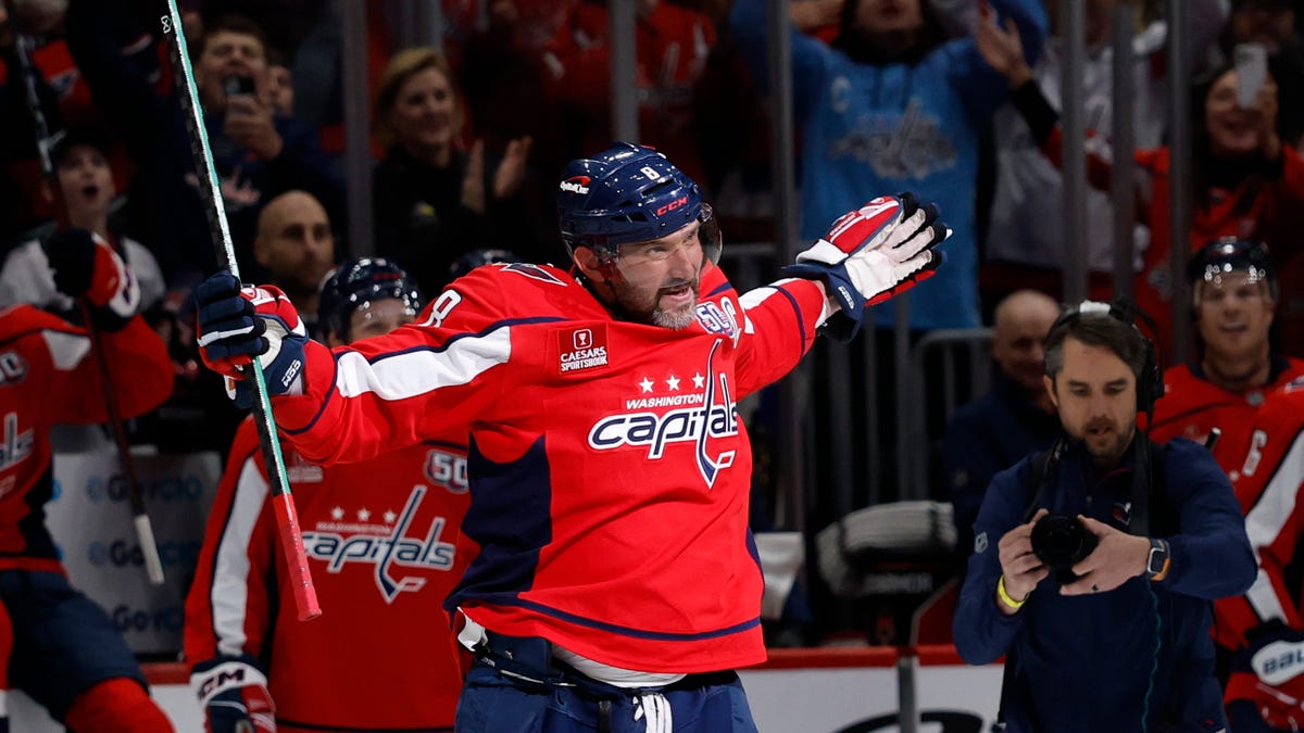 Celebrate Alex Ovechkin in person with tickets to the Washington Capitals' next home game
