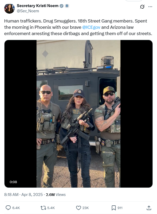 Kristi Noem - ICE Barbie